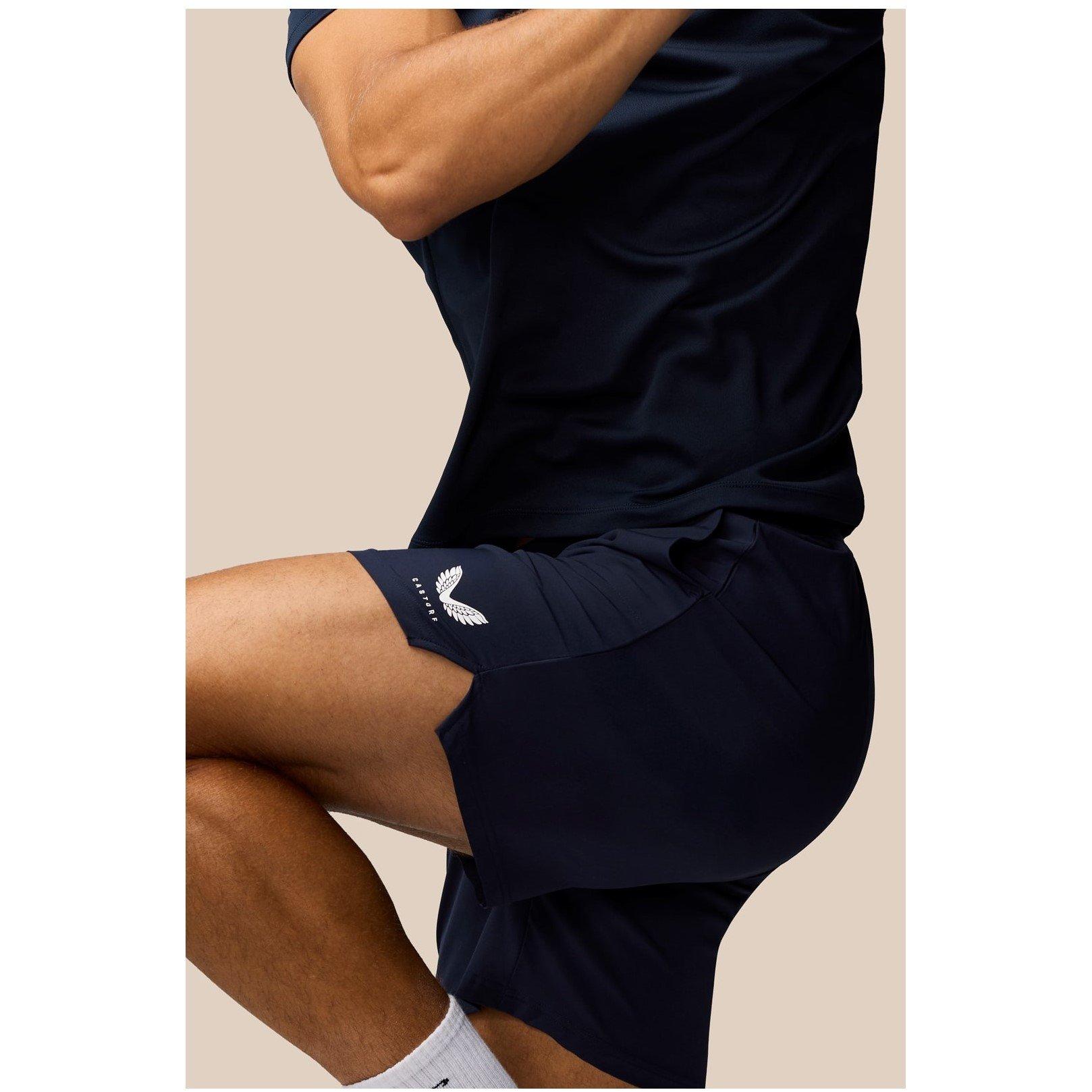 Midnight Navy/W - Castore - Branded Elastic Shorts - 3
