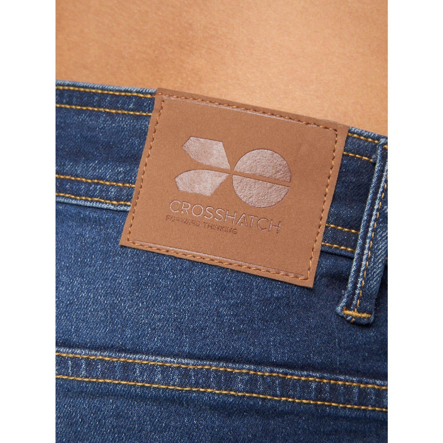 Blue - Crosshatch - Buraca Slim-Fit Jeans - 6