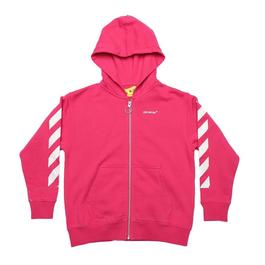 Off White Rubber Arrow Zipped Hoodie