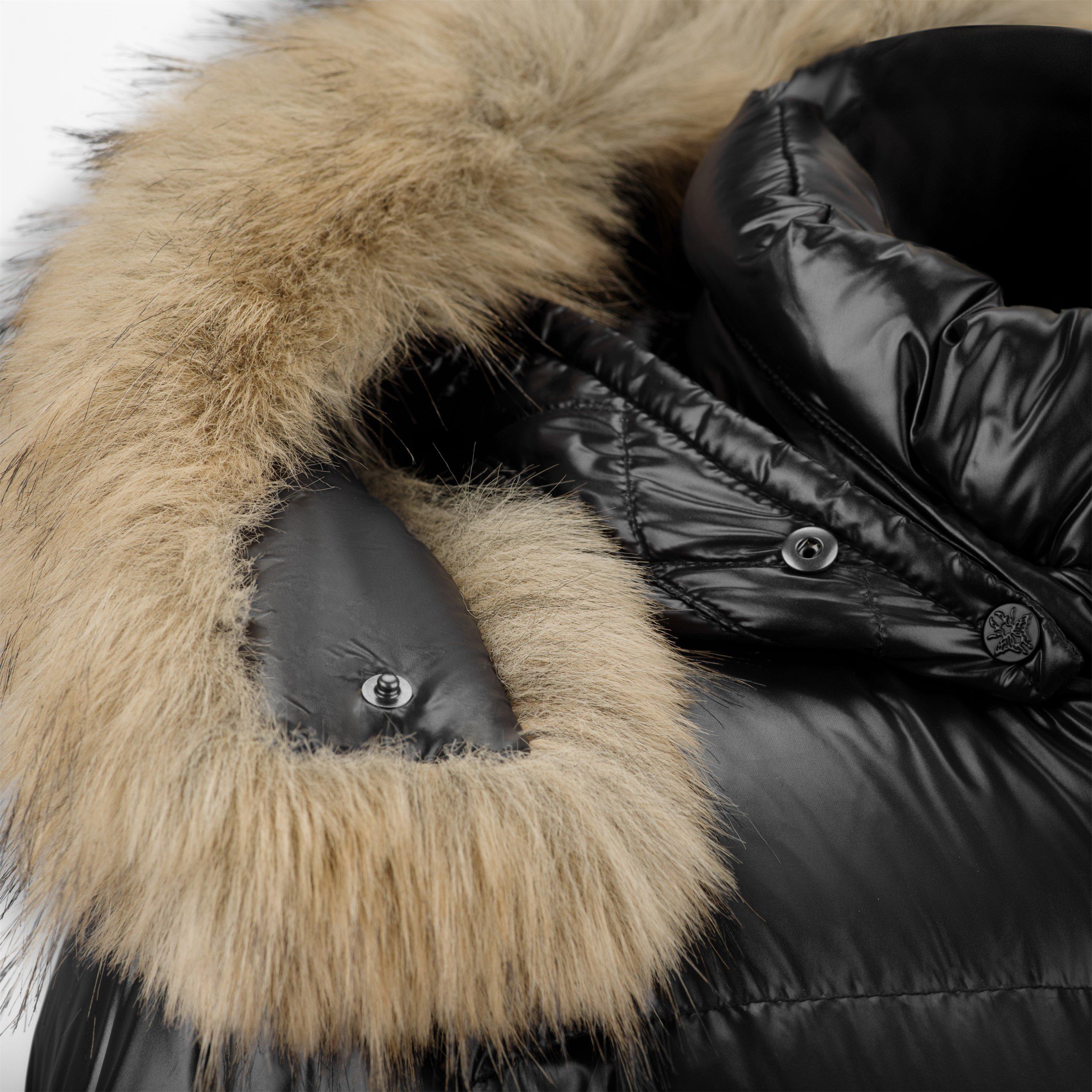 Black - Arctic Army - Kids' Winter Water-Resistant Short Puffer Jacket - 5