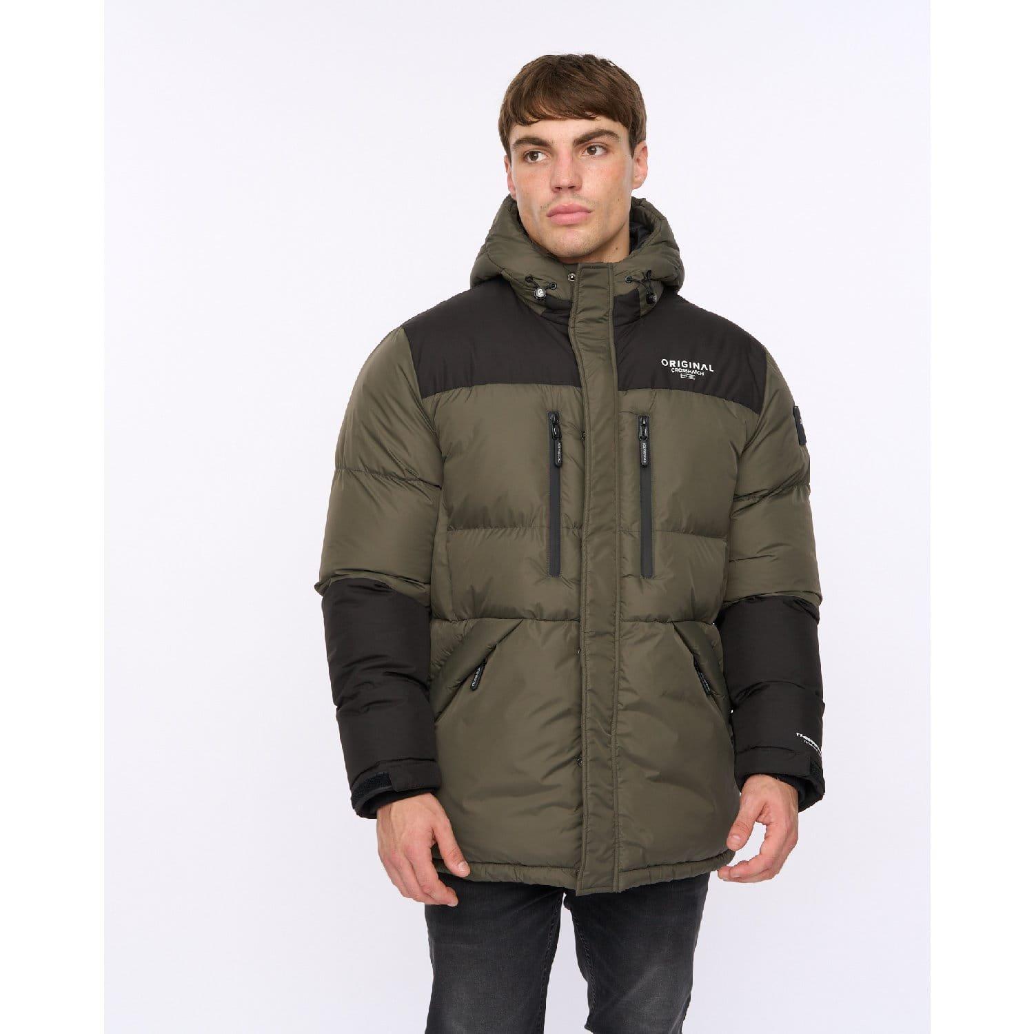 Green - Crosshatch - Squadage Panel Jacket - 1