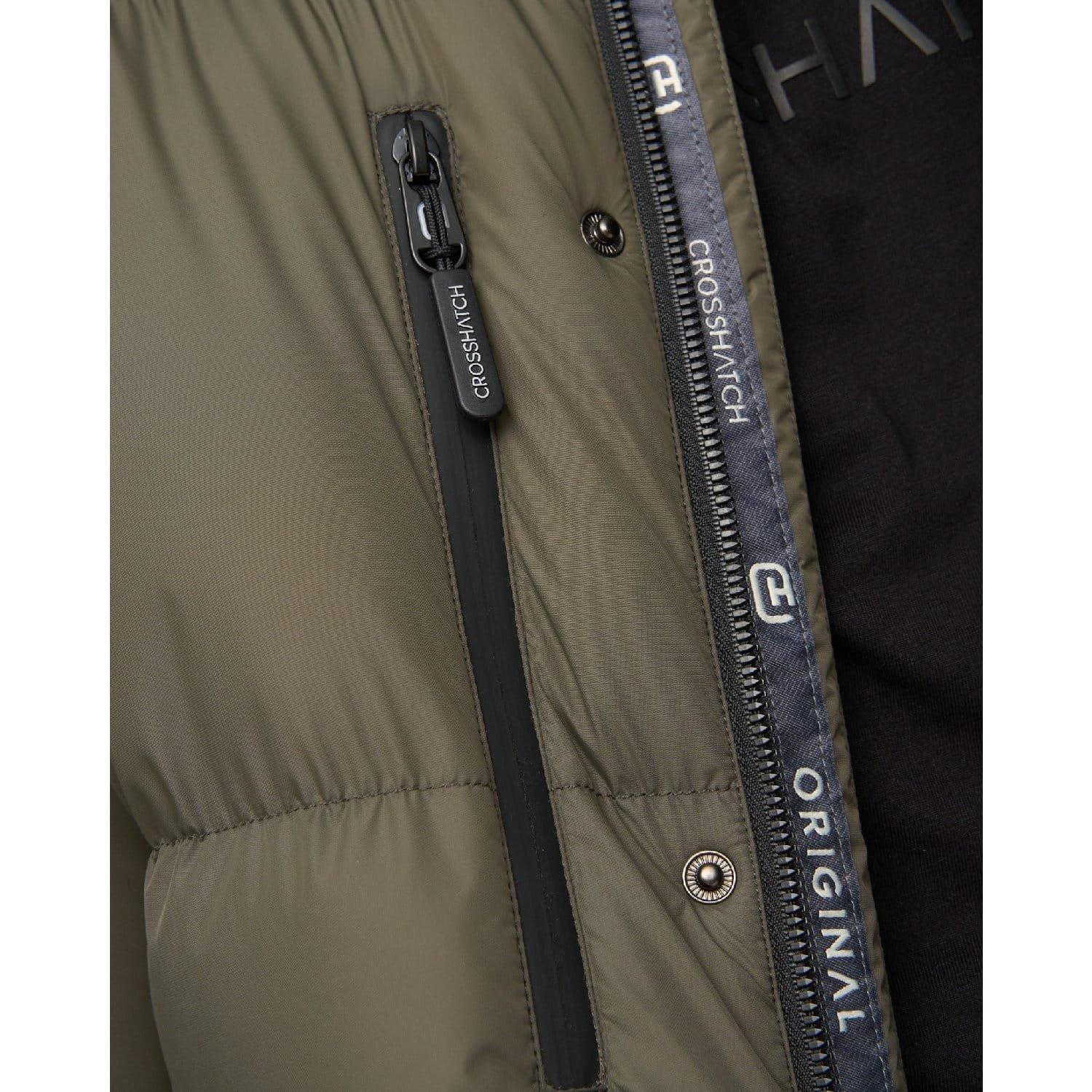 Green - Crosshatch - Squadage Panel Jacket - 4