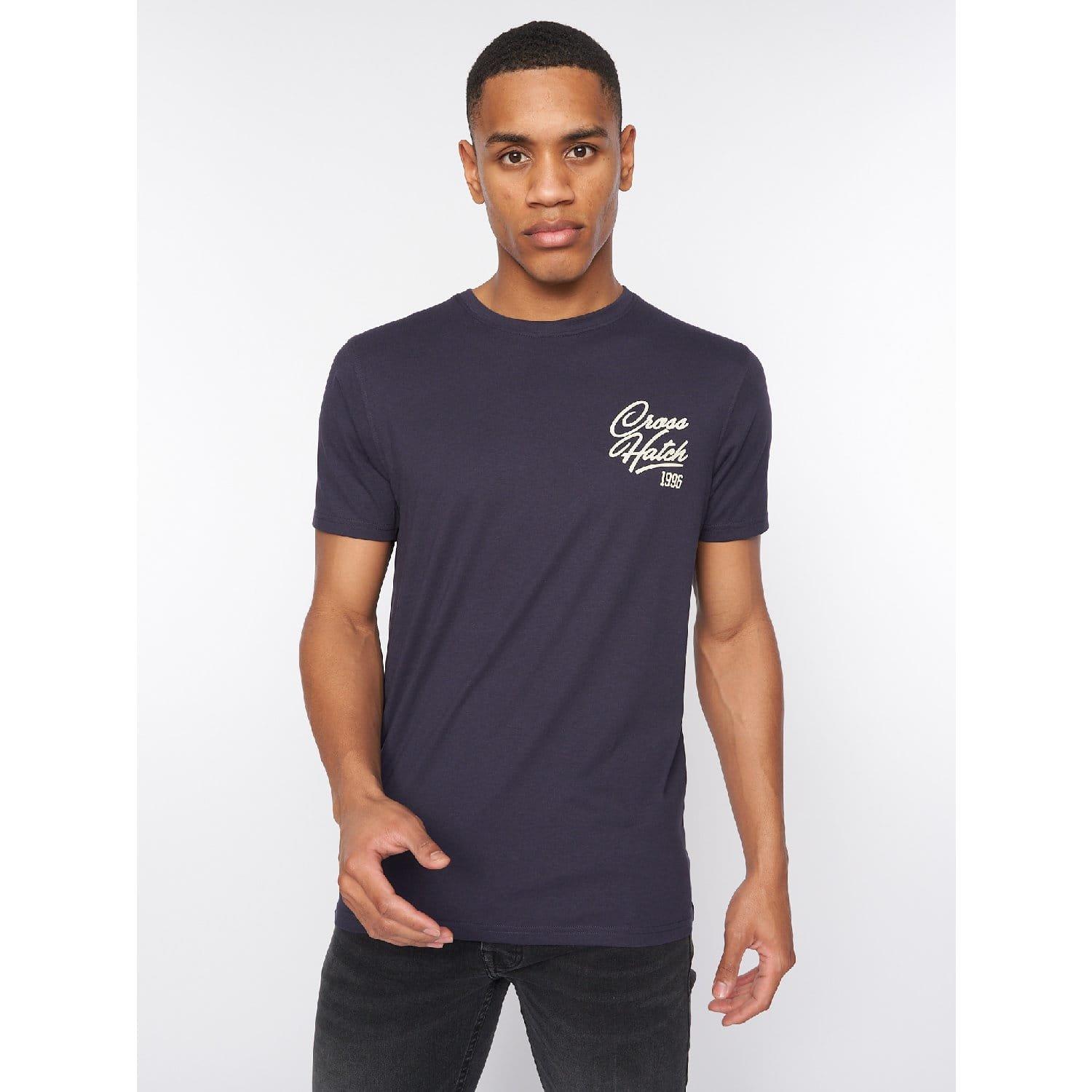 Multi Colour - Crosshatch - 5 Pack of Brandax Print T-Shirts - 3