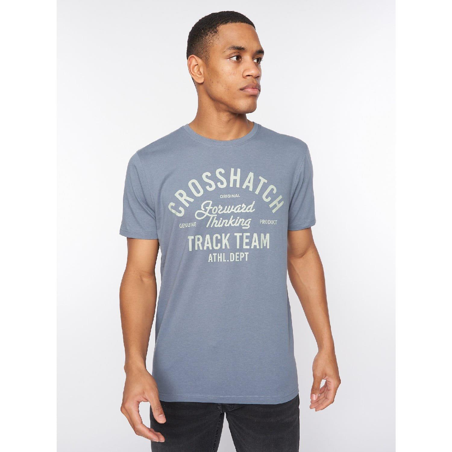 Multi Colour - Crosshatch - 5 Pack of Brandax Print T-Shirts - 5