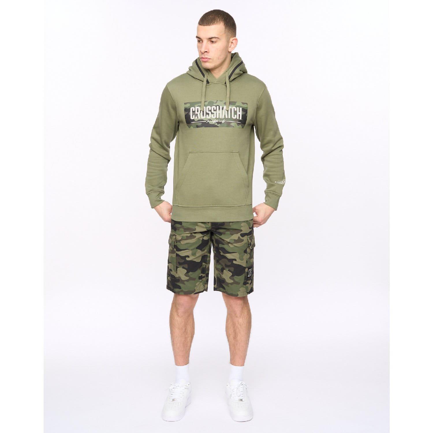 Green - Crosshatch - Camtort Hoodie - 2