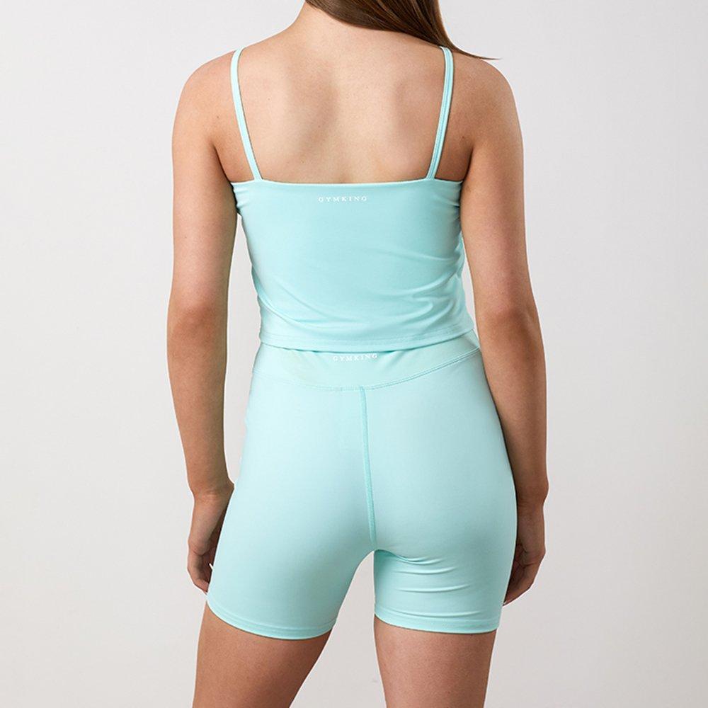 Pale Turquoise - Gym King - Gym King Kids 365 Long Line Tank - Pale Turquoise - 4