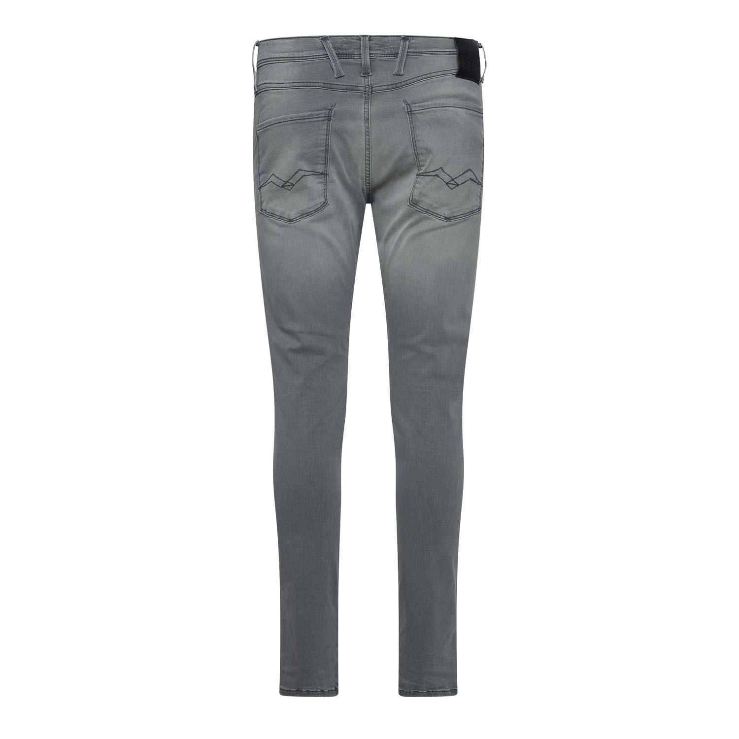 Grey - Replay - Anbass Slim-Fit Jeans - 2