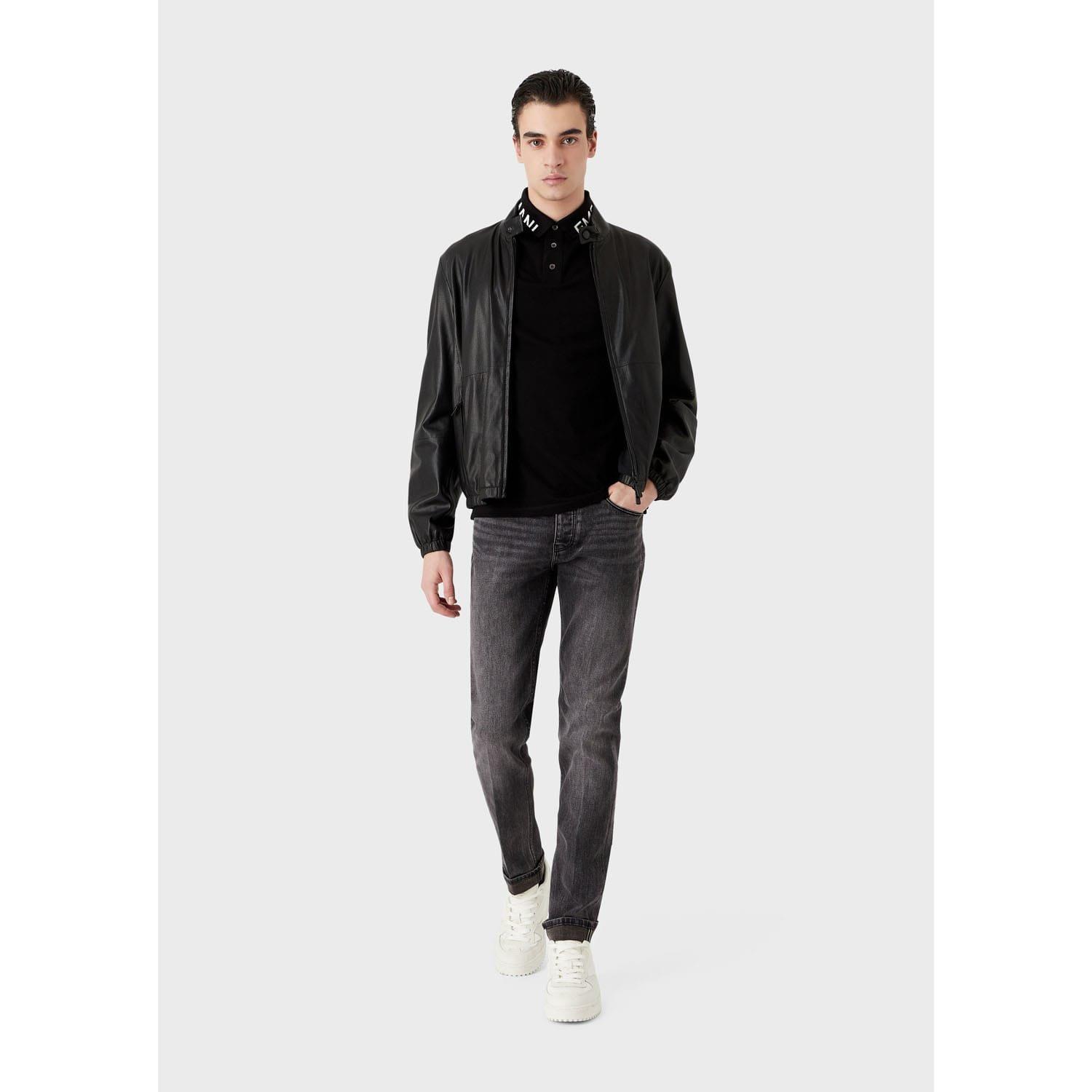 Black - Emporio Armani - Bomber Jacket - 4