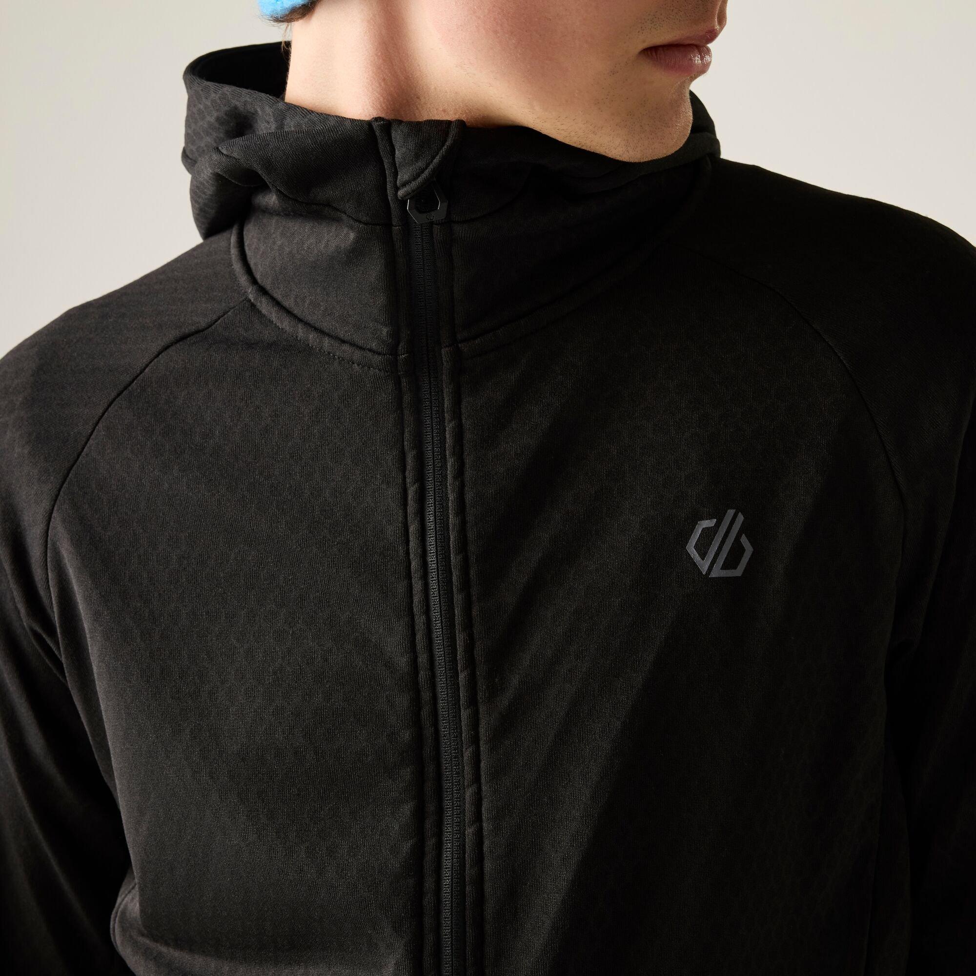 Black - Dare 2b - Mens Venture Hooded Midlayer - 4