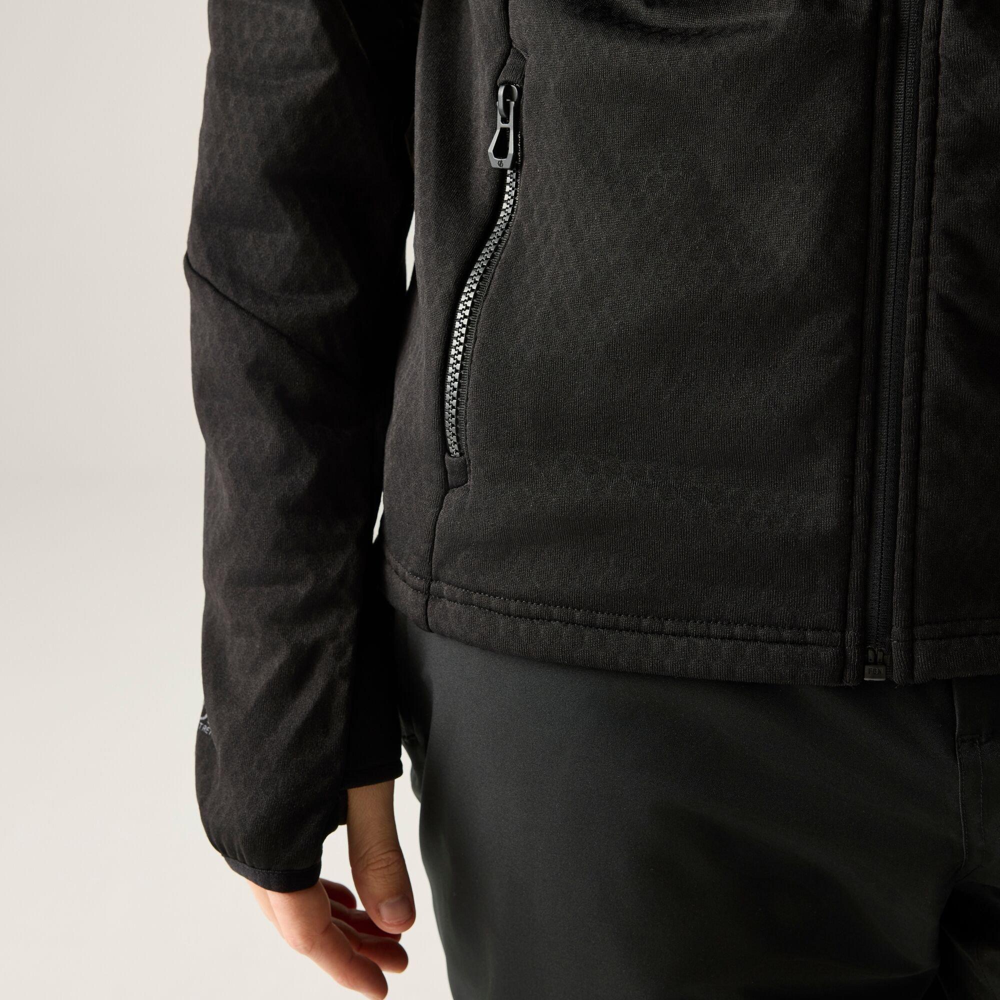 Black - Dare 2b - Mens Venture Hooded Midlayer - 5