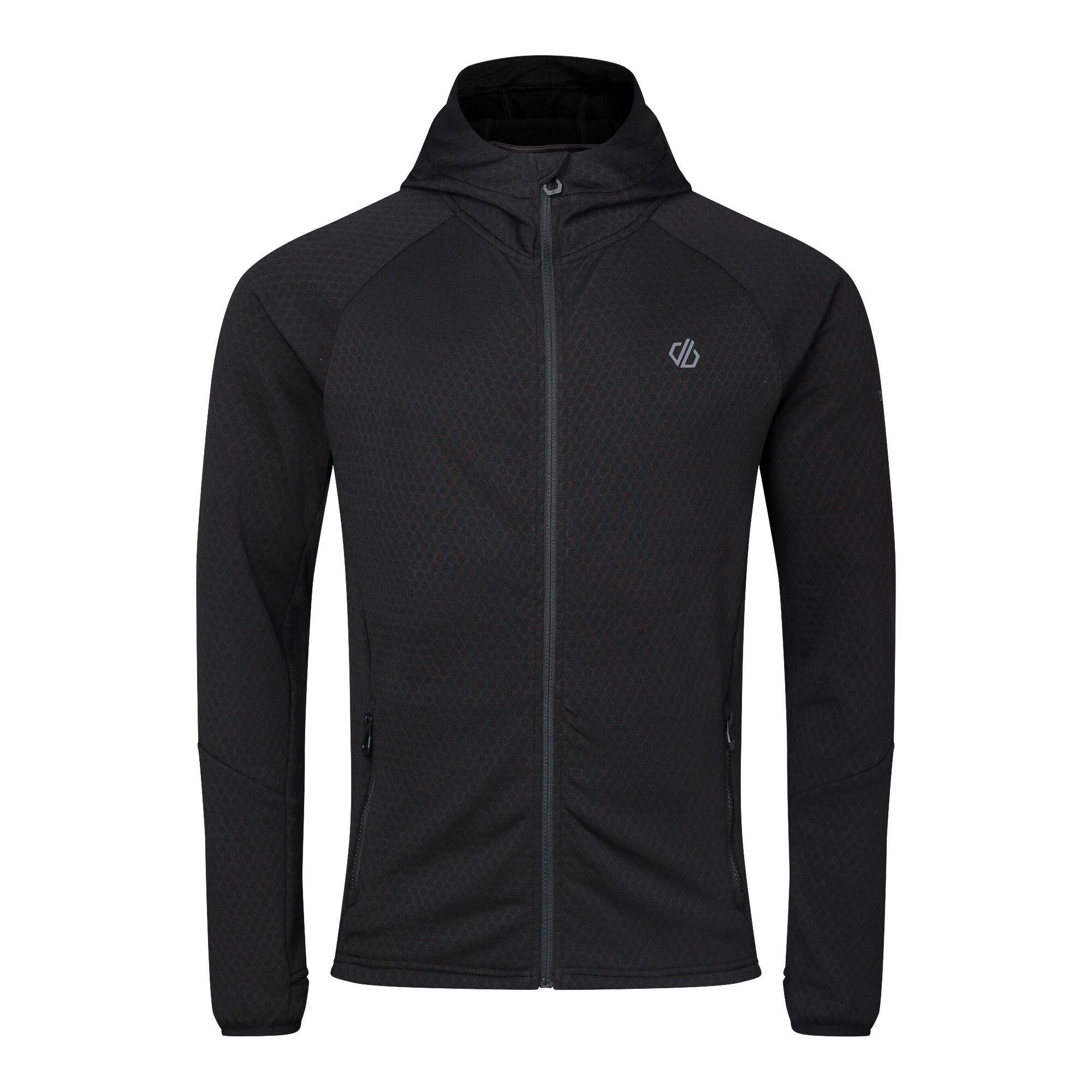 Black - Dare 2b - Mens Venture Hooded Midlayer - 7