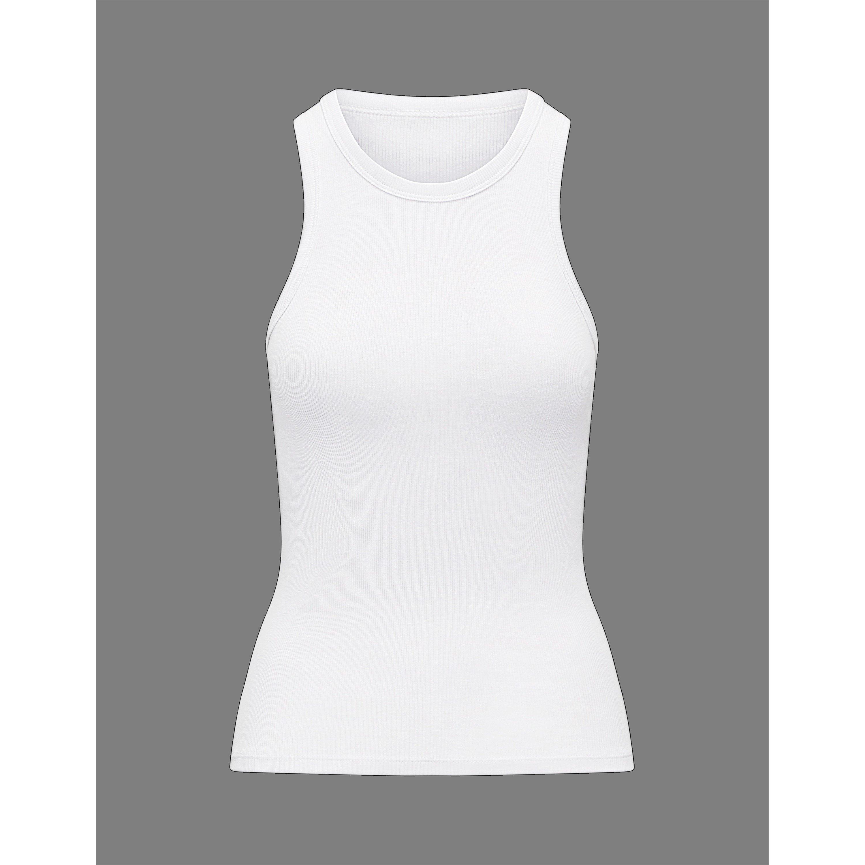 White - Nudea - VEST ORGANIC COTTON - 5