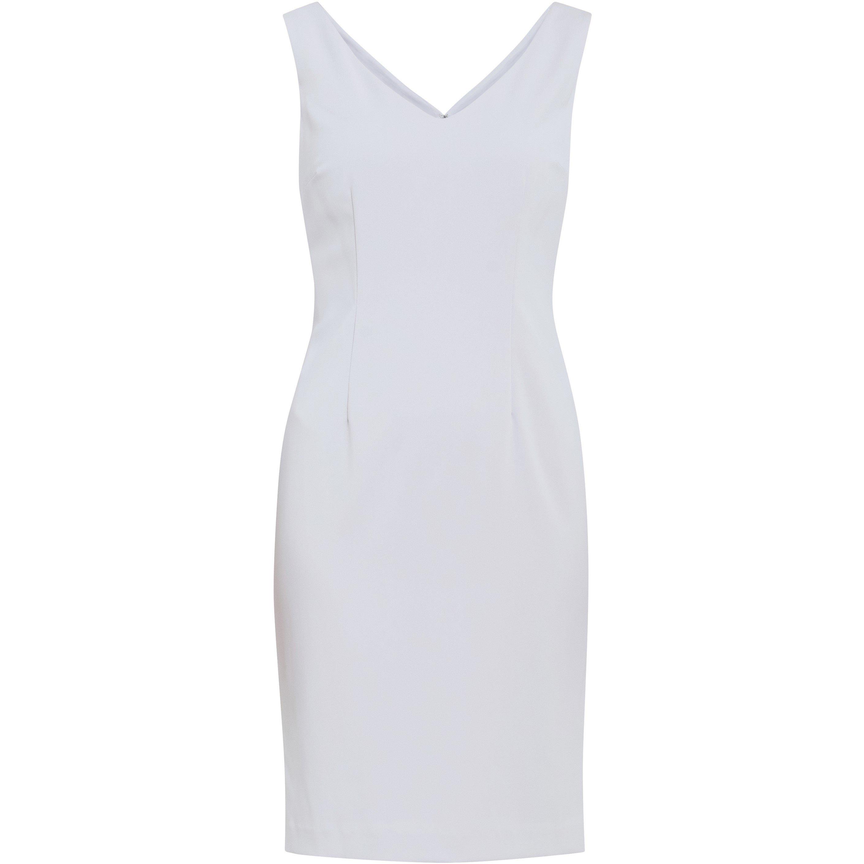 Silver Mist - Gina Bacconi - Women's Merna Crepe Shift Dress - 4