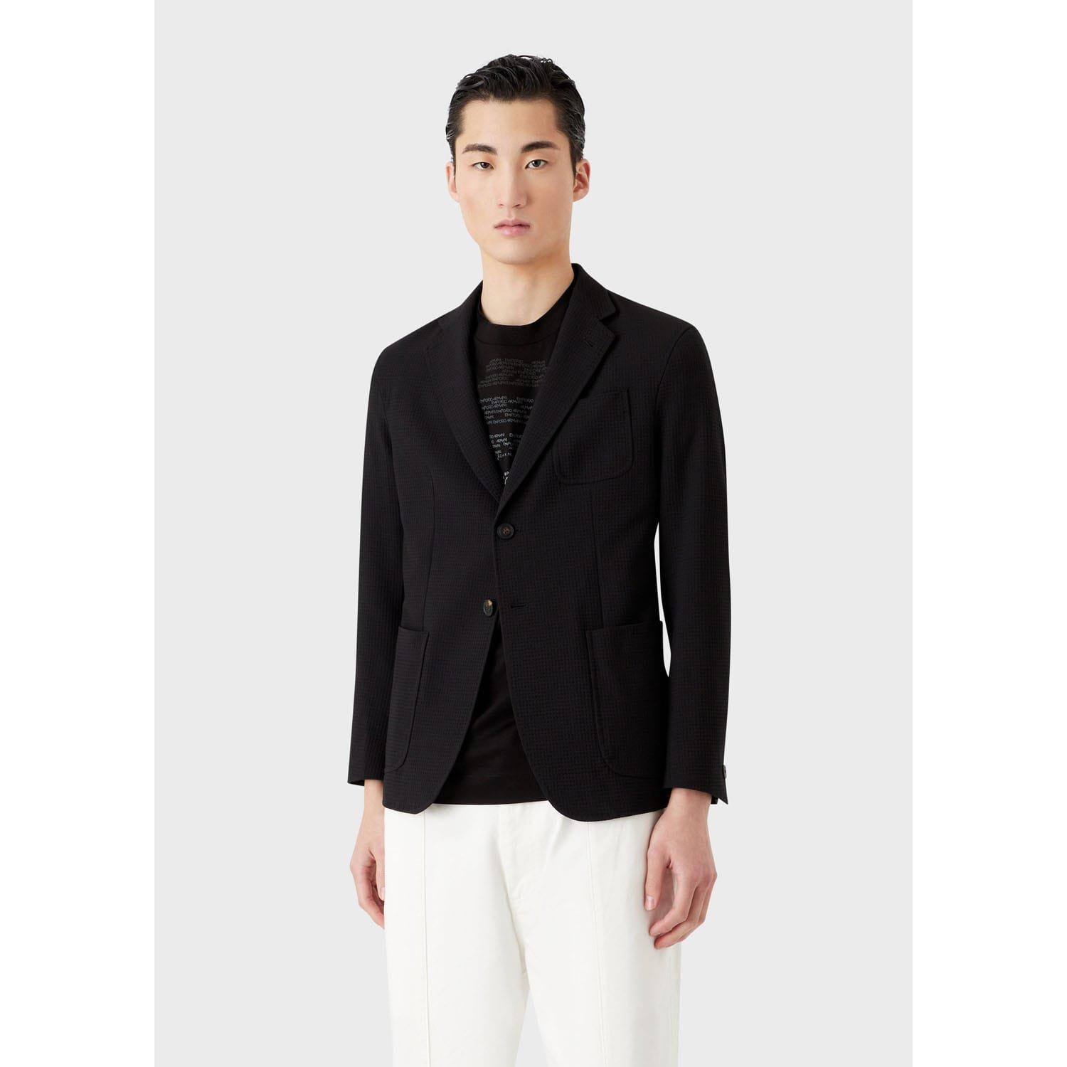 Black - Emporio Armani - Blazer - 1