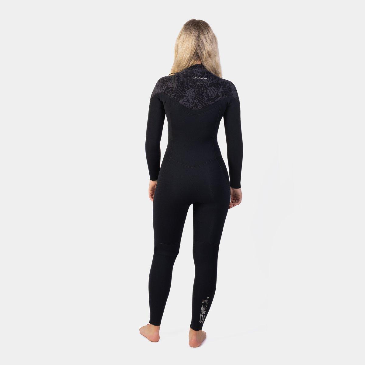 Black/Brokenpal - Gul - Response Ladies FX 3/2mm Blindstitched Steamer - 2