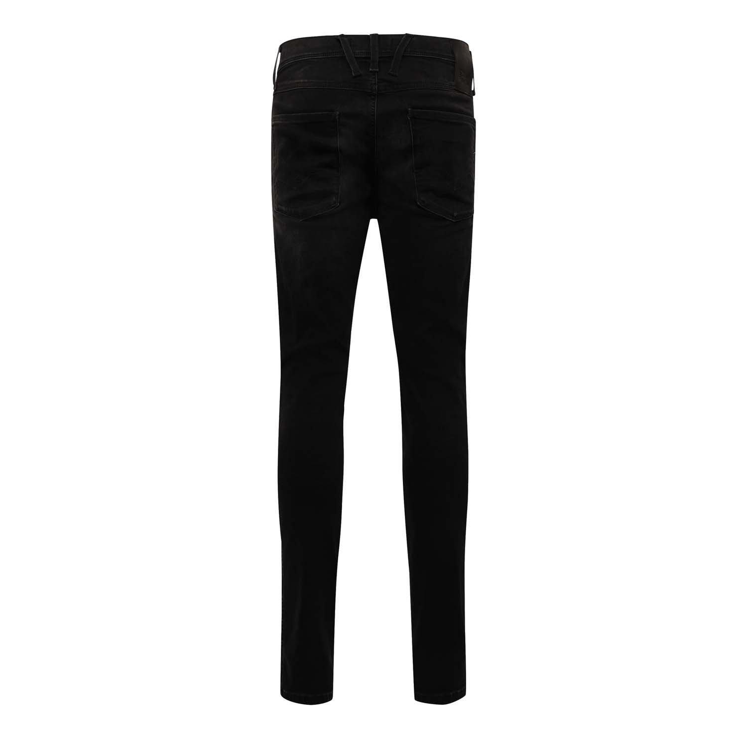 Black - Replay - Anbass Slim-Fit Jeans - 2