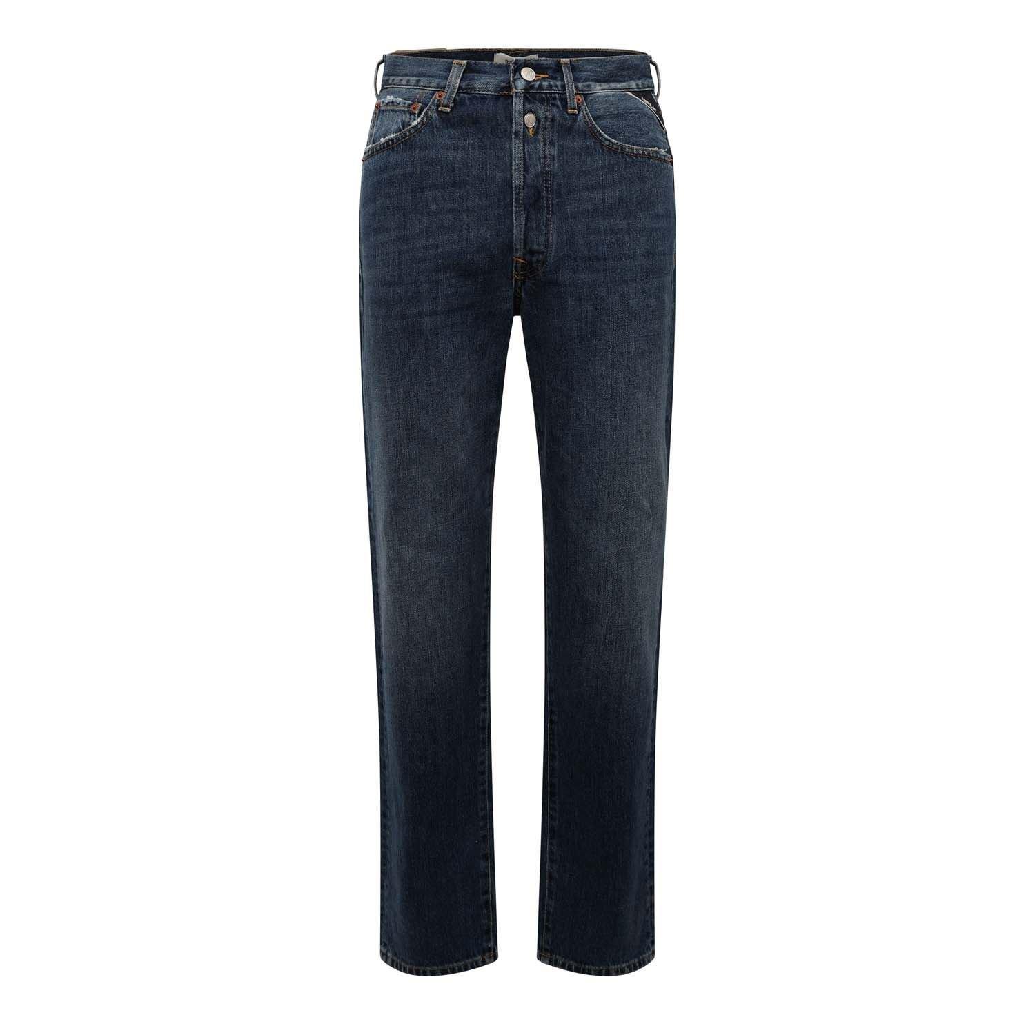 Replay 9zero1 Straight-Fit Jeans - Blue - Size 29R