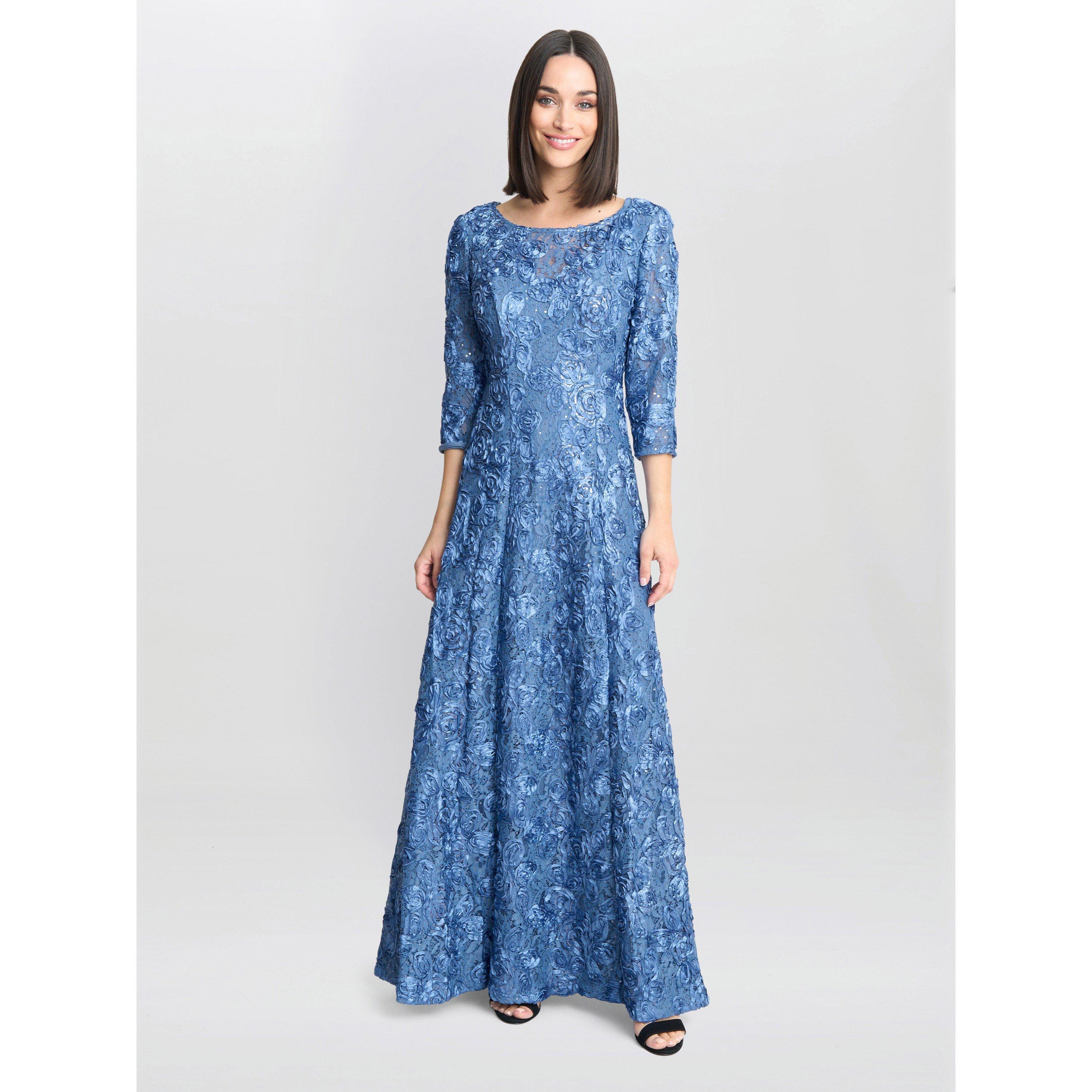 Perri - Gina Bacconi - Susanna Rosette Maxi Dress - 1
