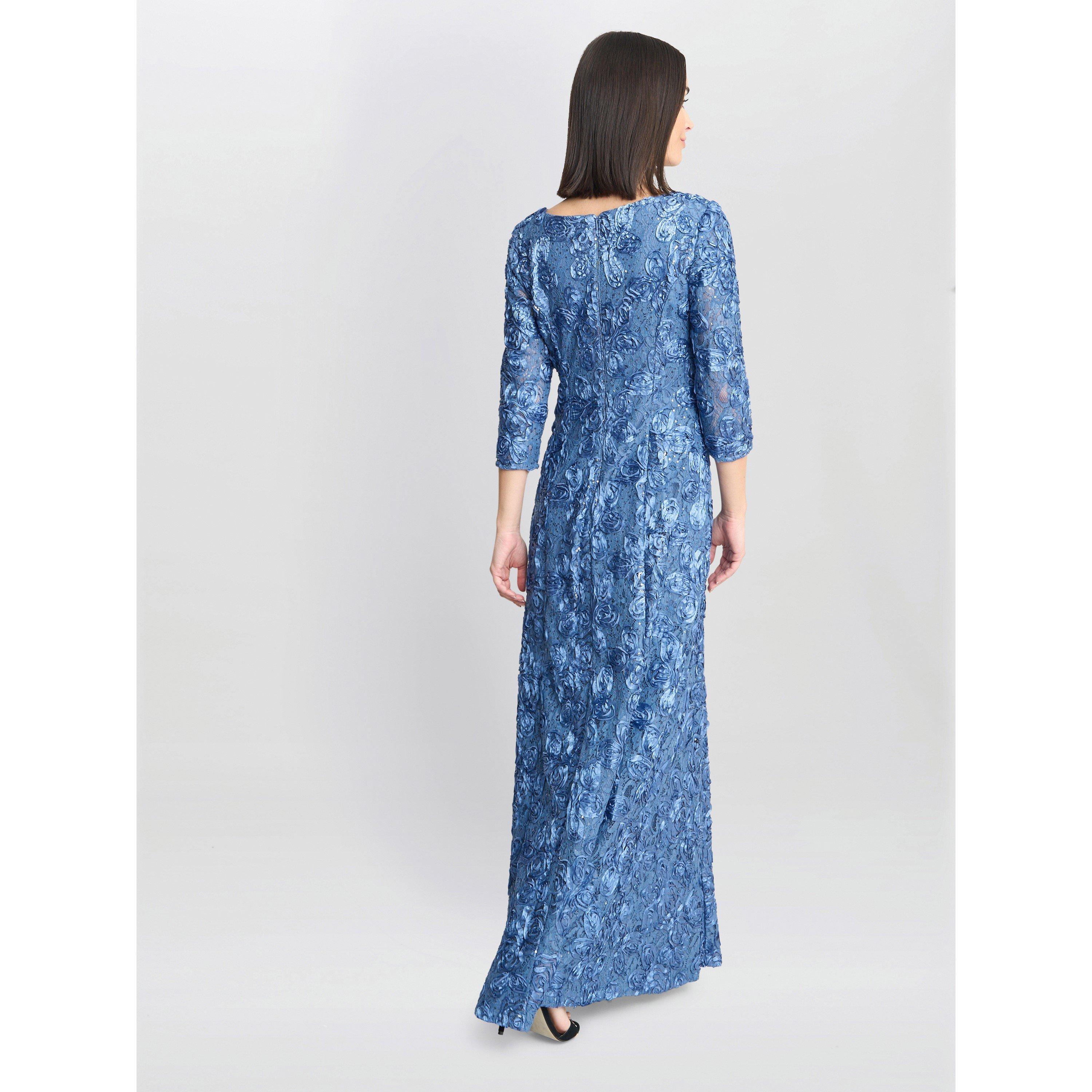 Perri - Gina Bacconi - Susanna Rosette Maxi Dress - 2