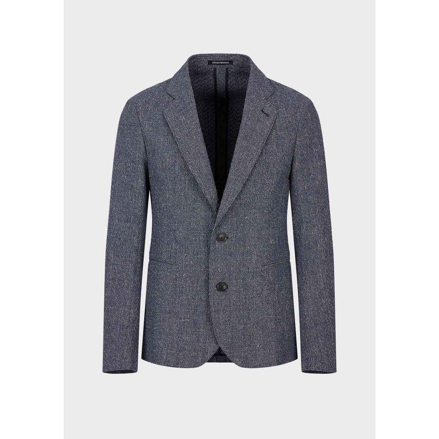 Navy - Emporio Armani - Blazer - 3