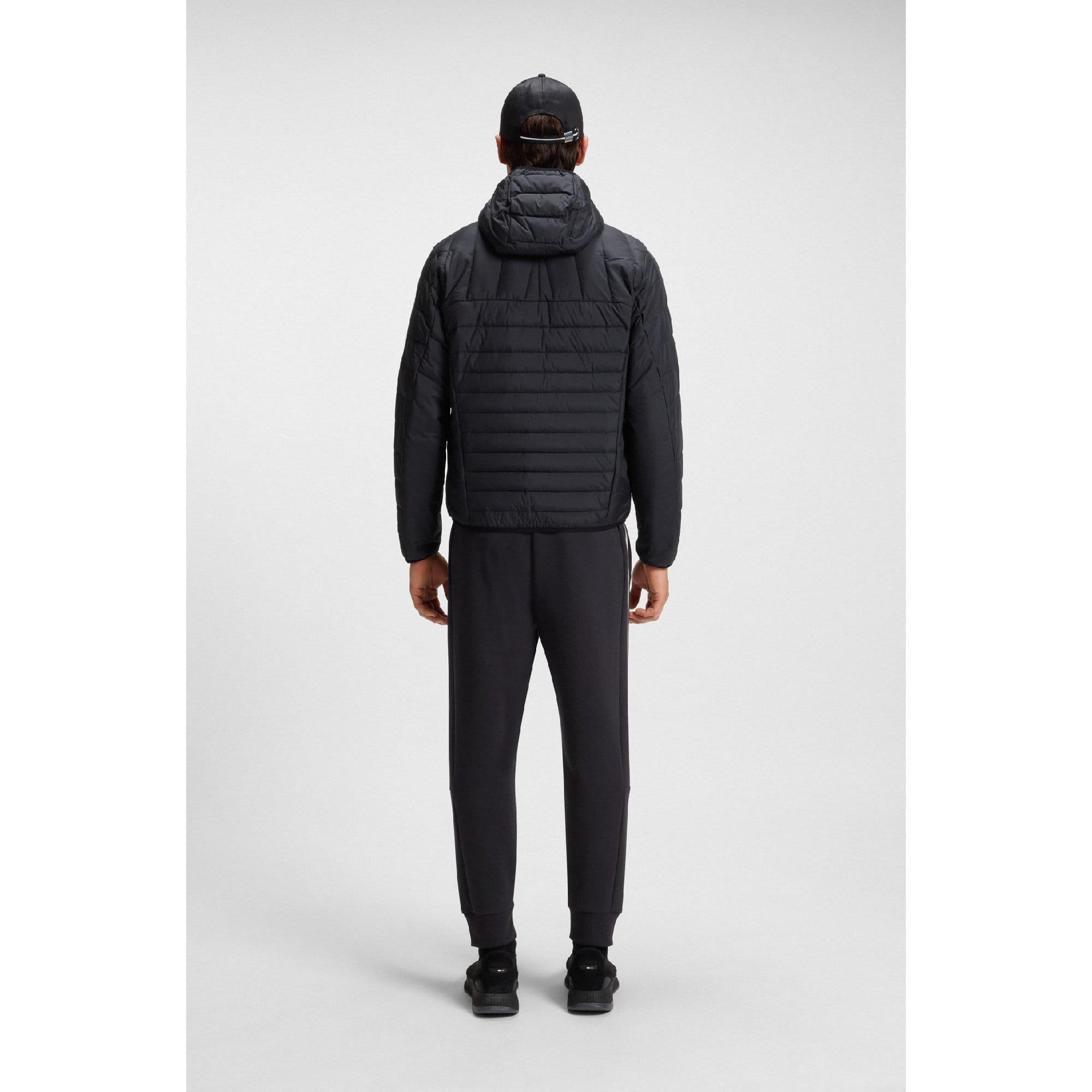 Dark Blue - Boss - Hadikonos Contrast Stripe Joggers - 3