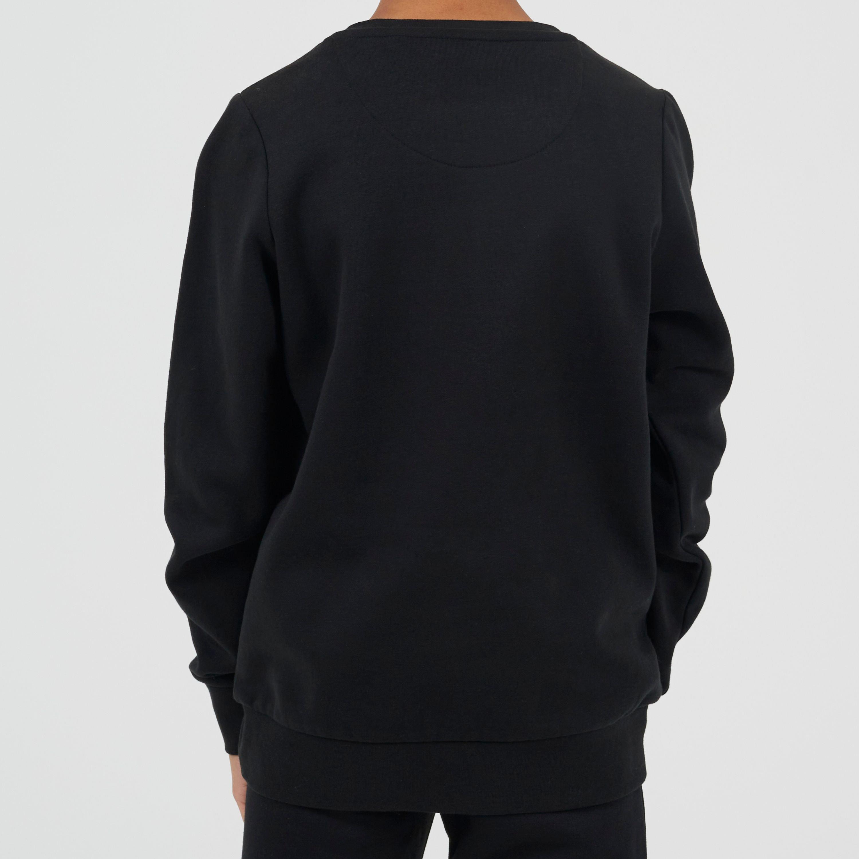 Jet Black - Brave Soul - Boys Crew Neck Long Sleeve Sweatshirt with Chest Pocket Detail - 2