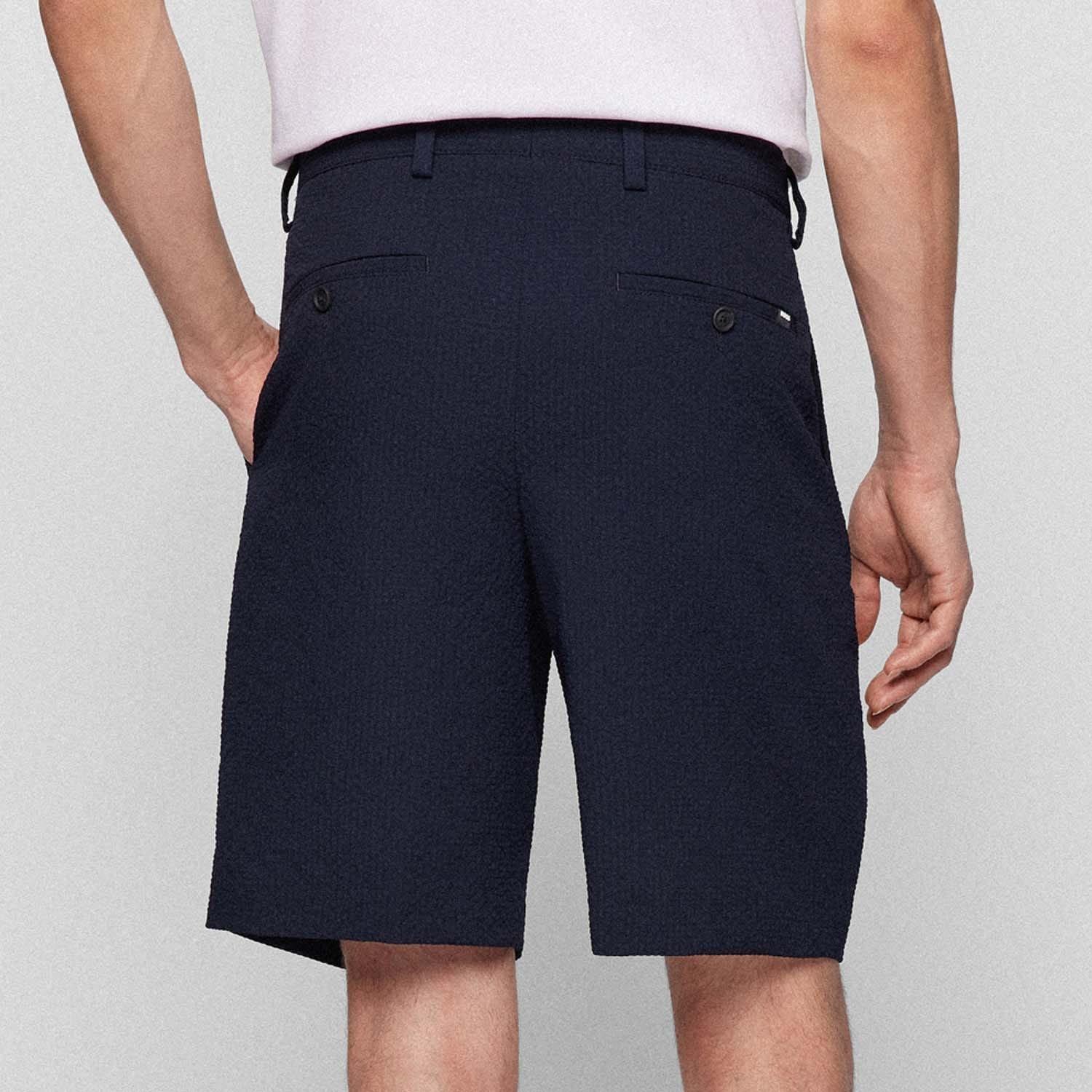 Dark Blue - Boss - P-Perin Shorts - 2