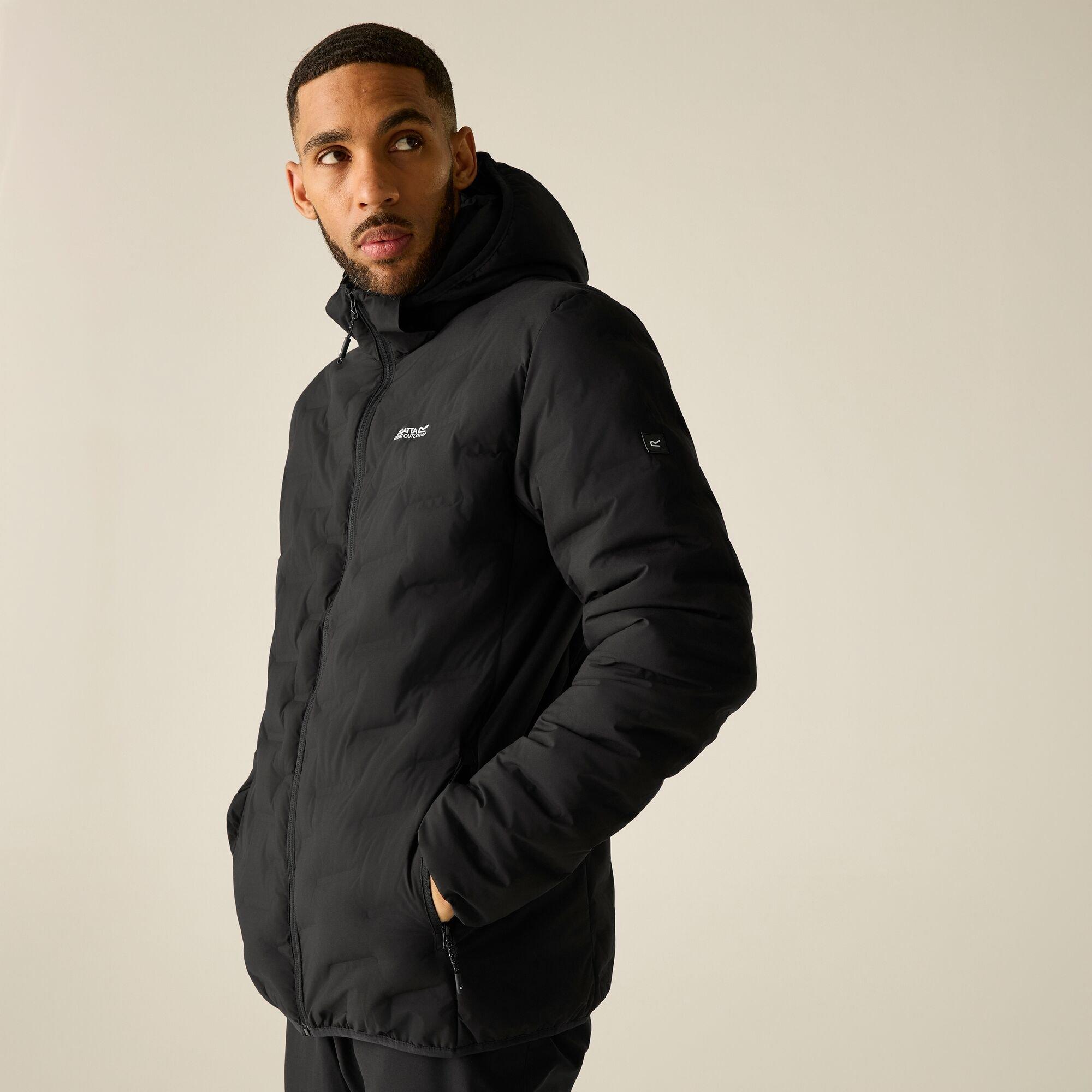 Black - Regatta - Mens Astrel Waterproof Jacket - 2