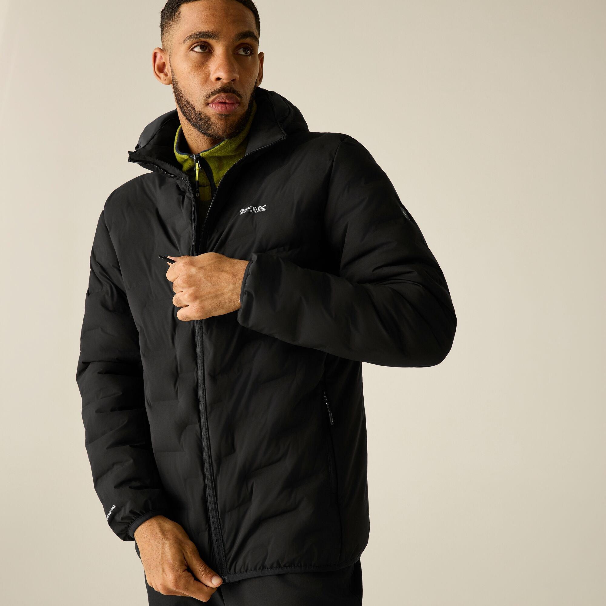 Black - Regatta - Mens Astrel Waterproof Jacket - 7