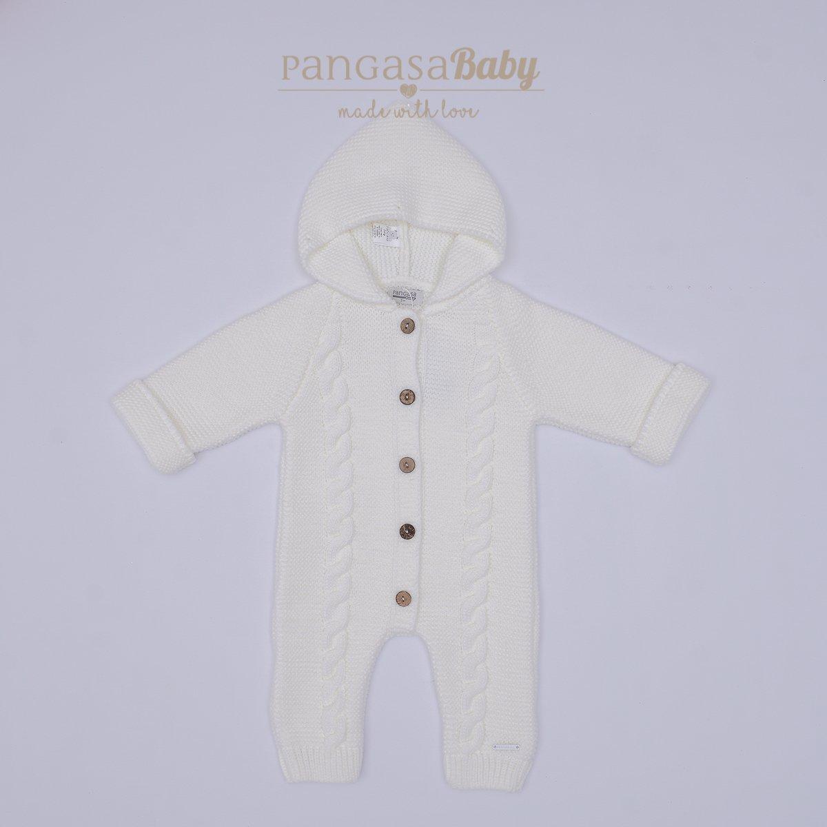 1_Ivory - Pangasa - Unisex Kids' Knitted Hoodie - 1