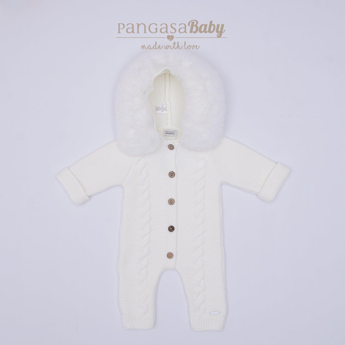 1_Ivory - Pangasa - Unisex Kids' Knitted Hoodie - 2