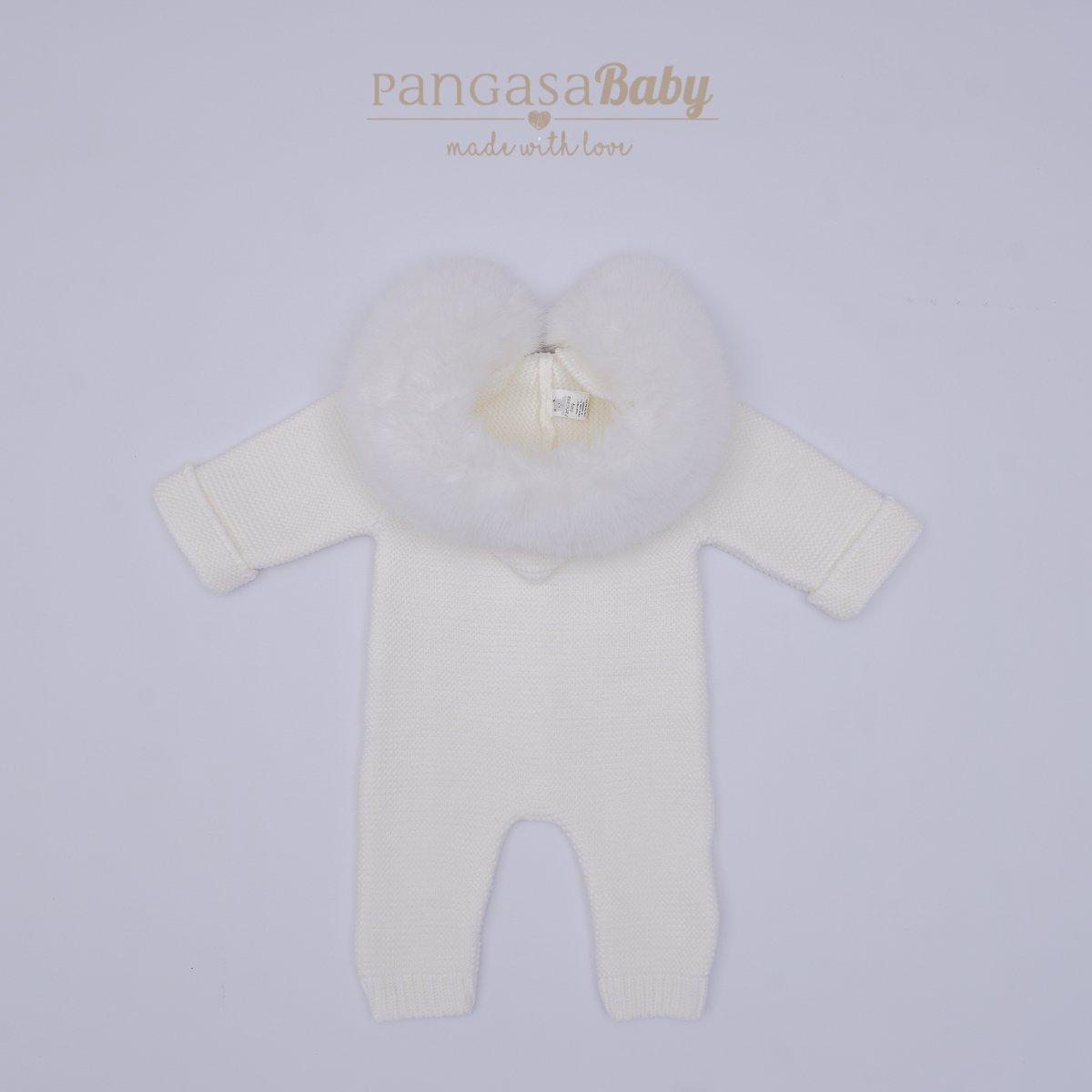 1_Ivory - Pangasa - Unisex Kids' Knitted Hoodie - 3
