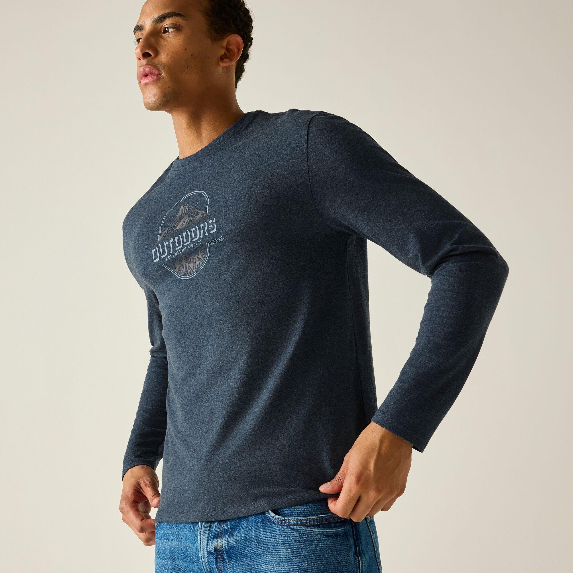 Navy Original O - Regatta - Men's Maylow Long-Sleeve Crew-Neck T-Shirt - 2