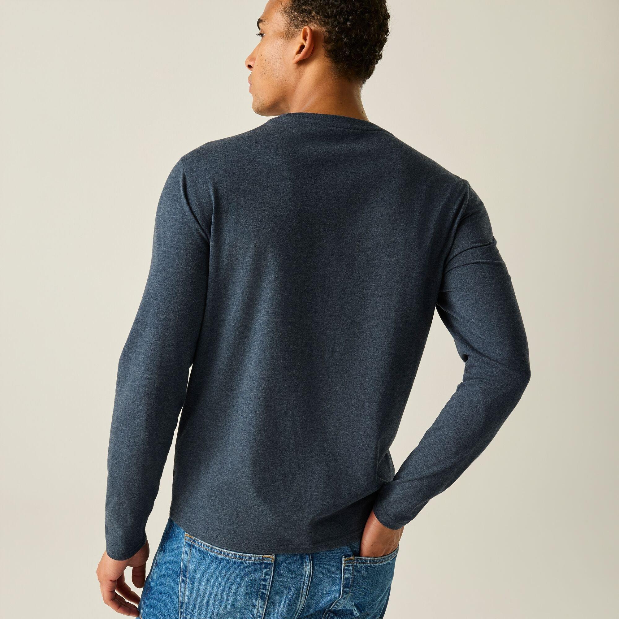 Navy Original O - Regatta - Men's Maylow Long-Sleeve Crew-Neck T-Shirt - 3