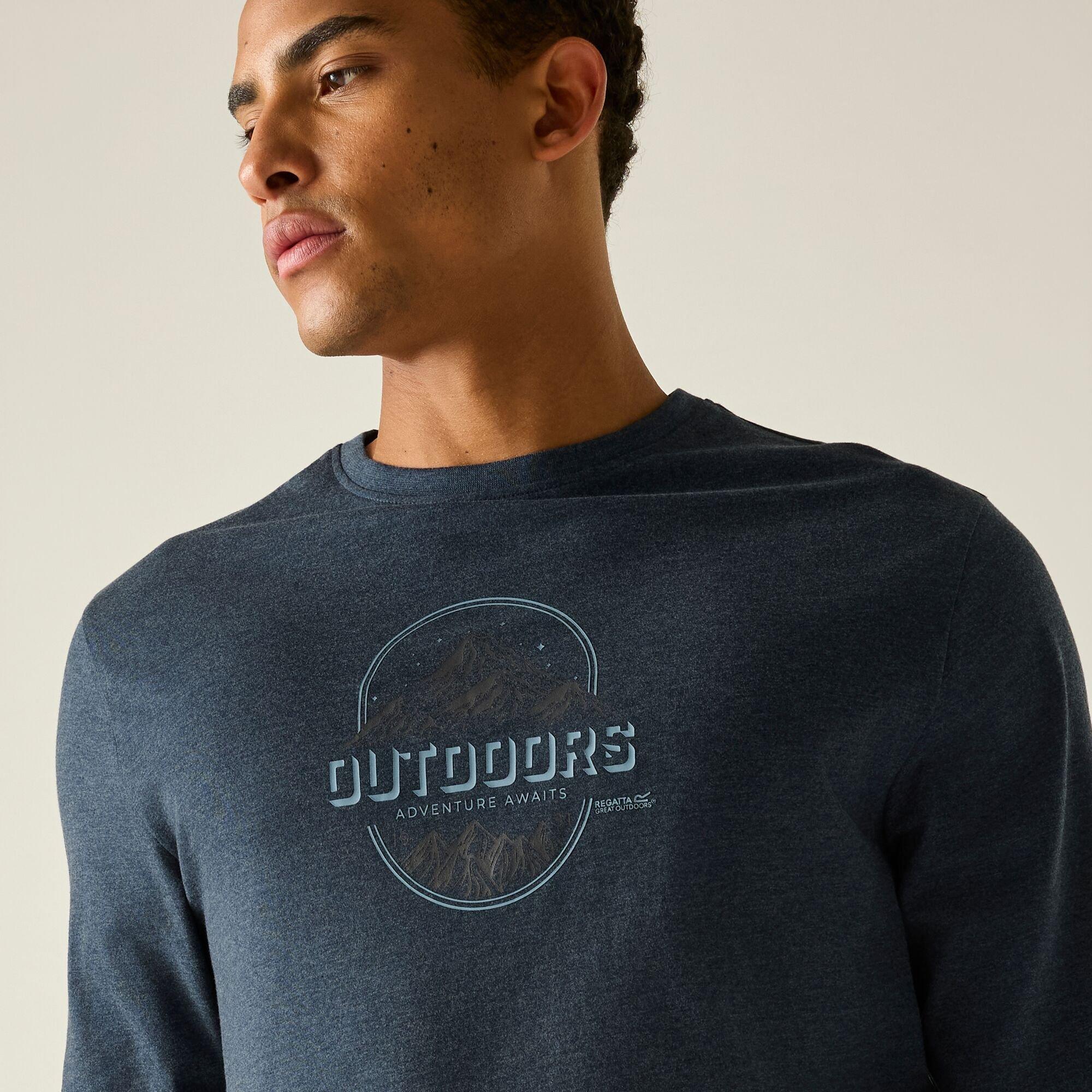 Navy Original O - Regatta - Men's Maylow Long-Sleeve Crew-Neck T-Shirt - 4