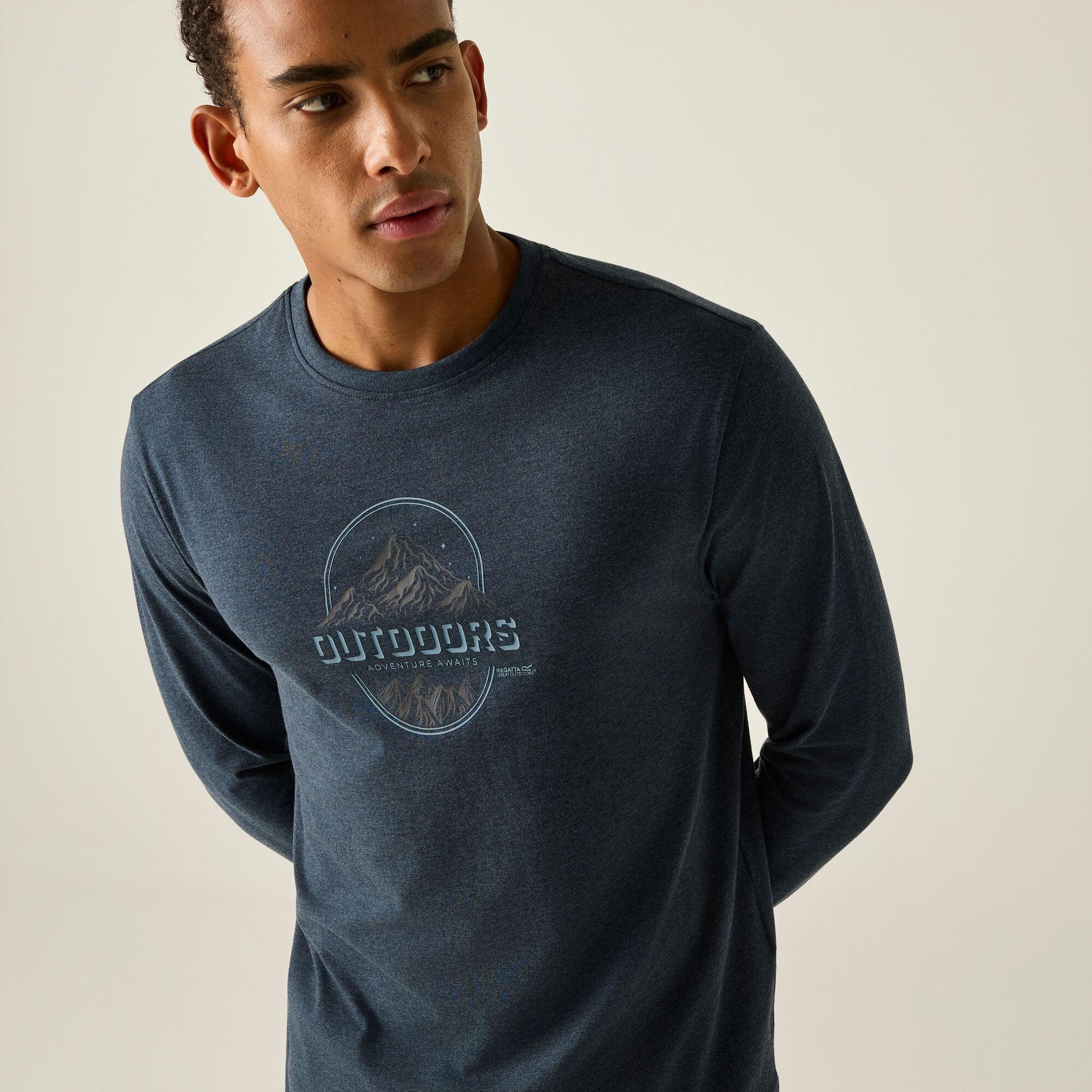 Navy Original O - Regatta - Men's Maylow Long-Sleeve Crew-Neck T-Shirt - 6