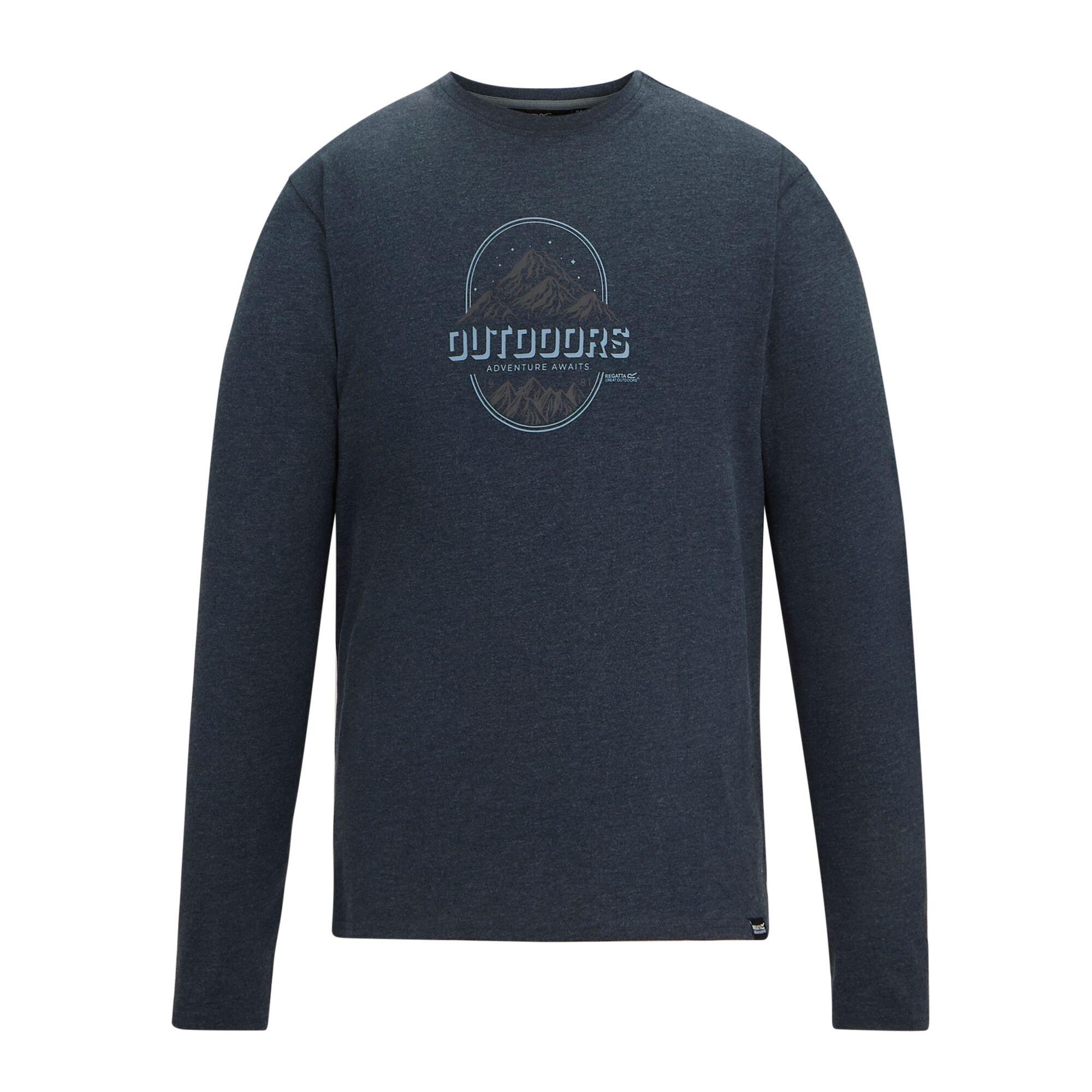 Navy Original O - Regatta - Men's Maylow Long-Sleeve Crew-Neck T-Shirt - 7