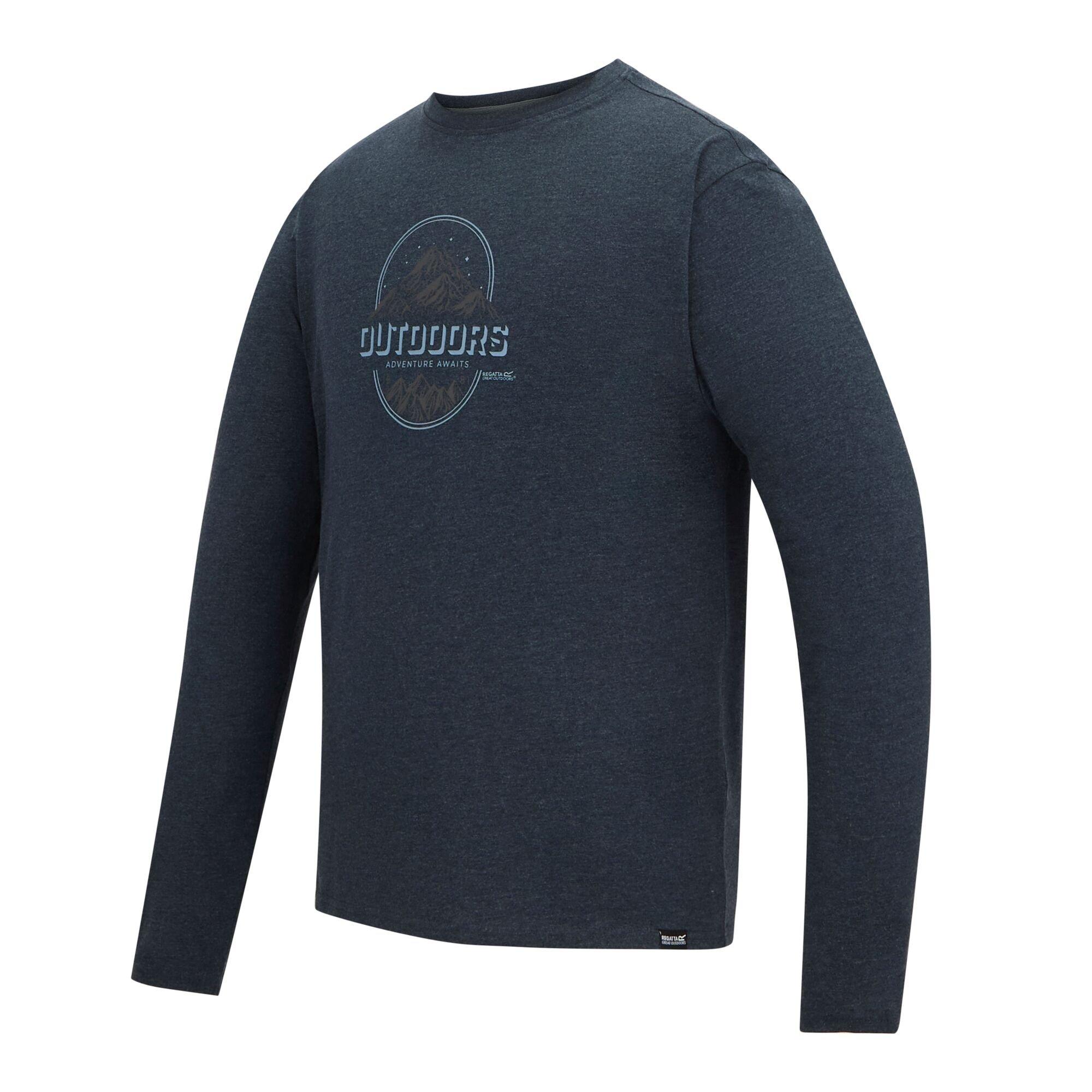 Navy Original O - Regatta - Men's Maylow Long-Sleeve Crew-Neck T-Shirt - 9