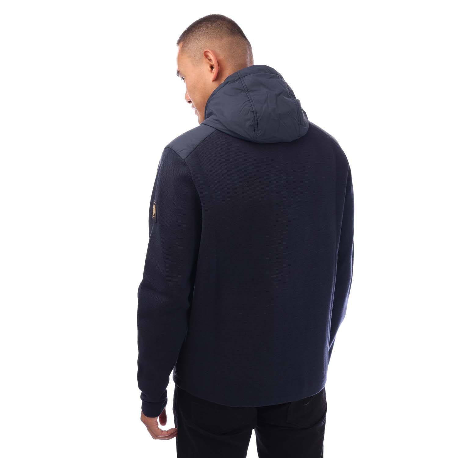 Navy - Belstaff - Vert Full Zip Cardigan - 3