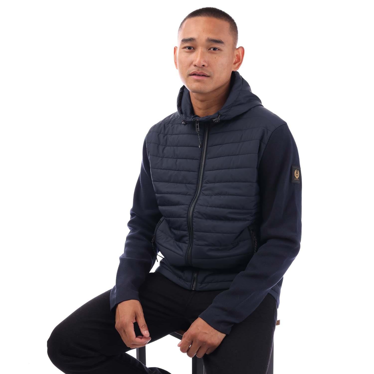 Navy - Belstaff - Vert Full Zip Cardigan - 4