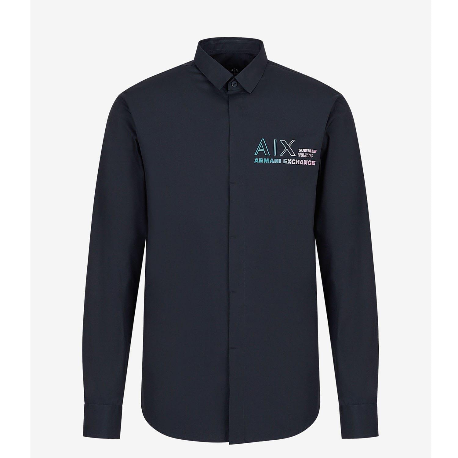 Navy - Armani Exchange - Shirt - 3