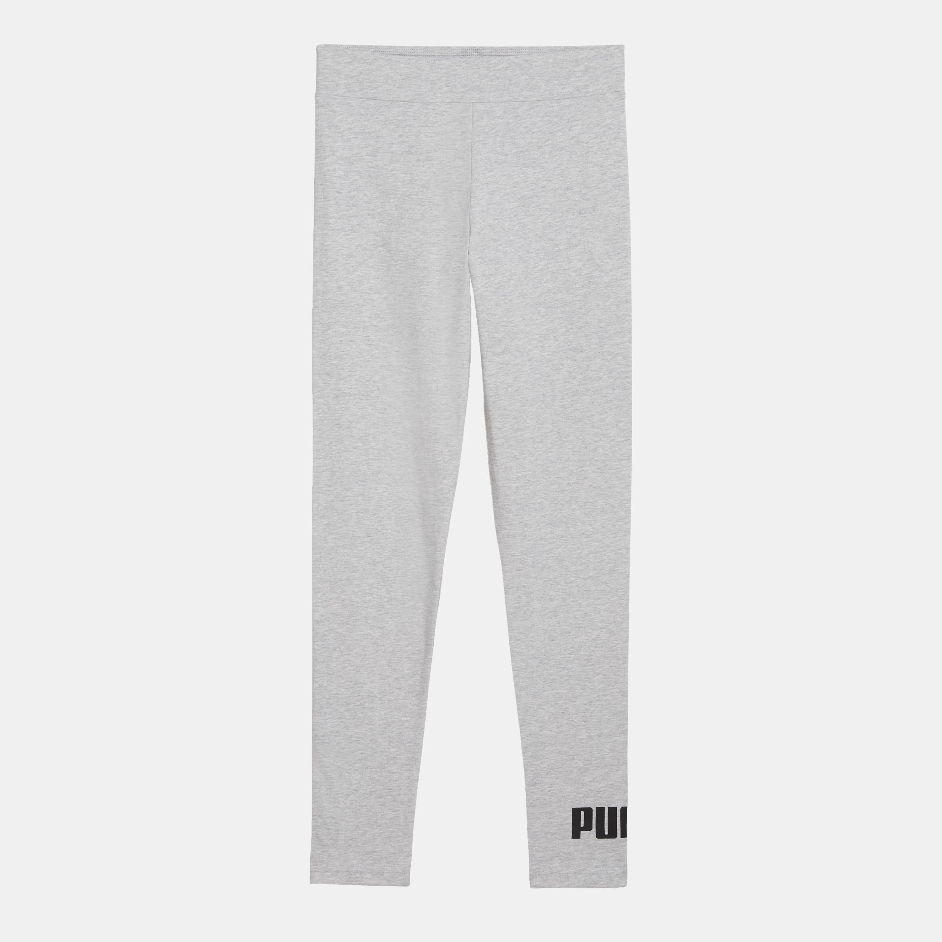 Grey - Puma - Essential Number 1 Logo Leggings - 2
