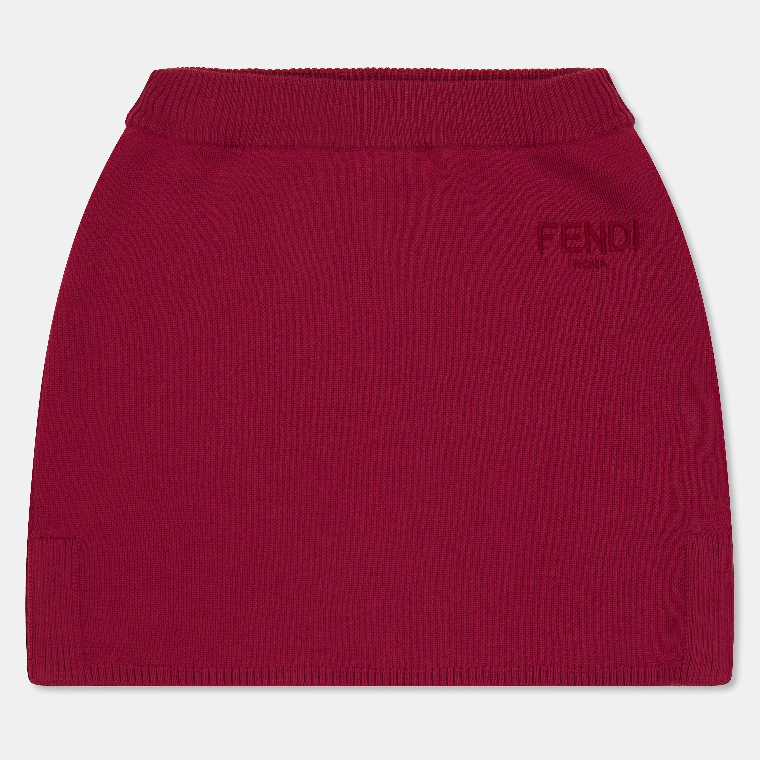 Marsala F1SAY - Fendi - Kids' Knitted Skirt - 1
