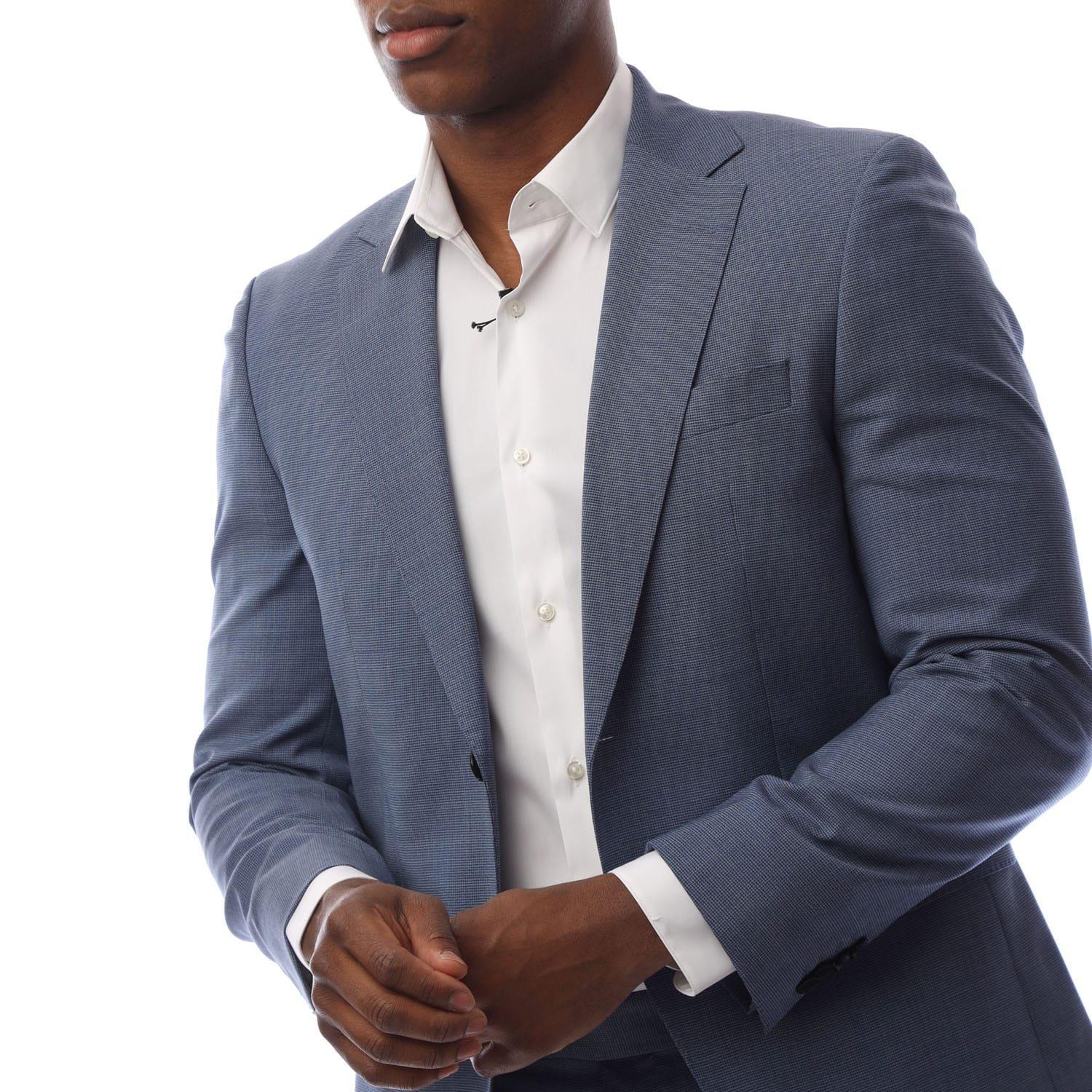 Blue - Boss - H-Jeckson 2 Piece Suit - 3