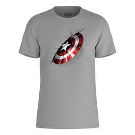 Character Captain America Shield T Shirt