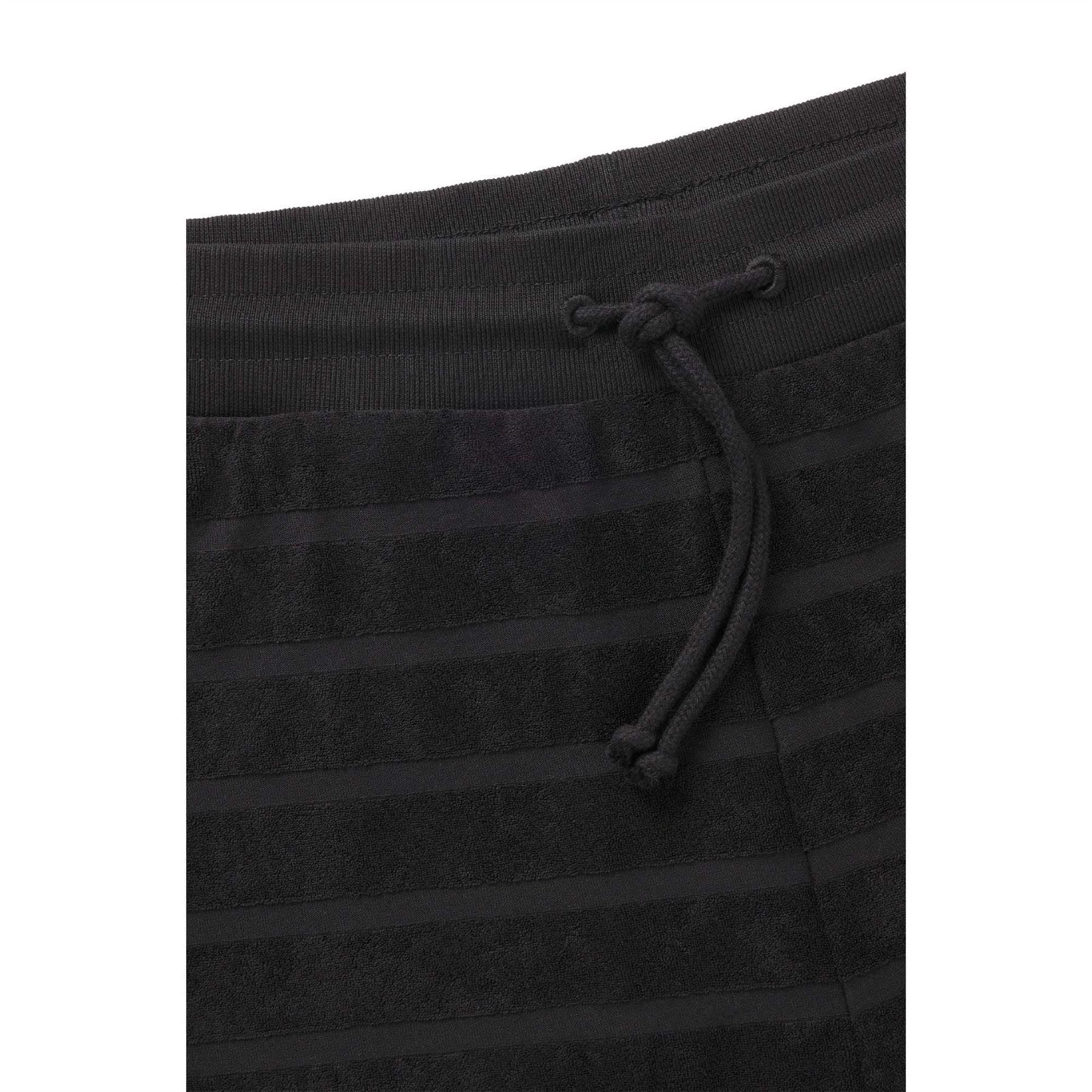 Black - Hugo - Dutowel Striped Relaxed Fit Shorts - 3
