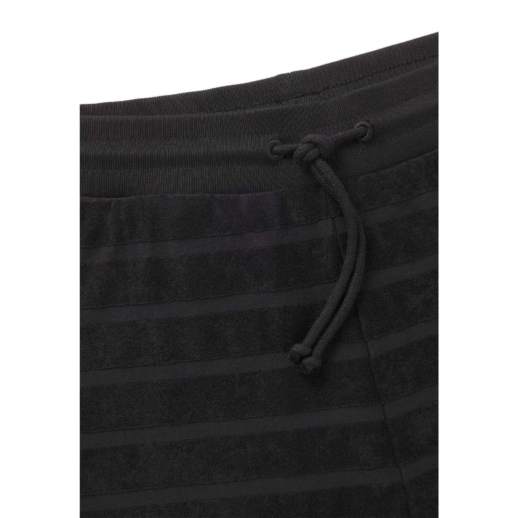 Black - Hugo - Dutowel Striped Relaxed Fit Shorts - 4