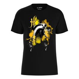 Warner Brothers WB Harry Potter Hufflepuff Watercolour T Shirt