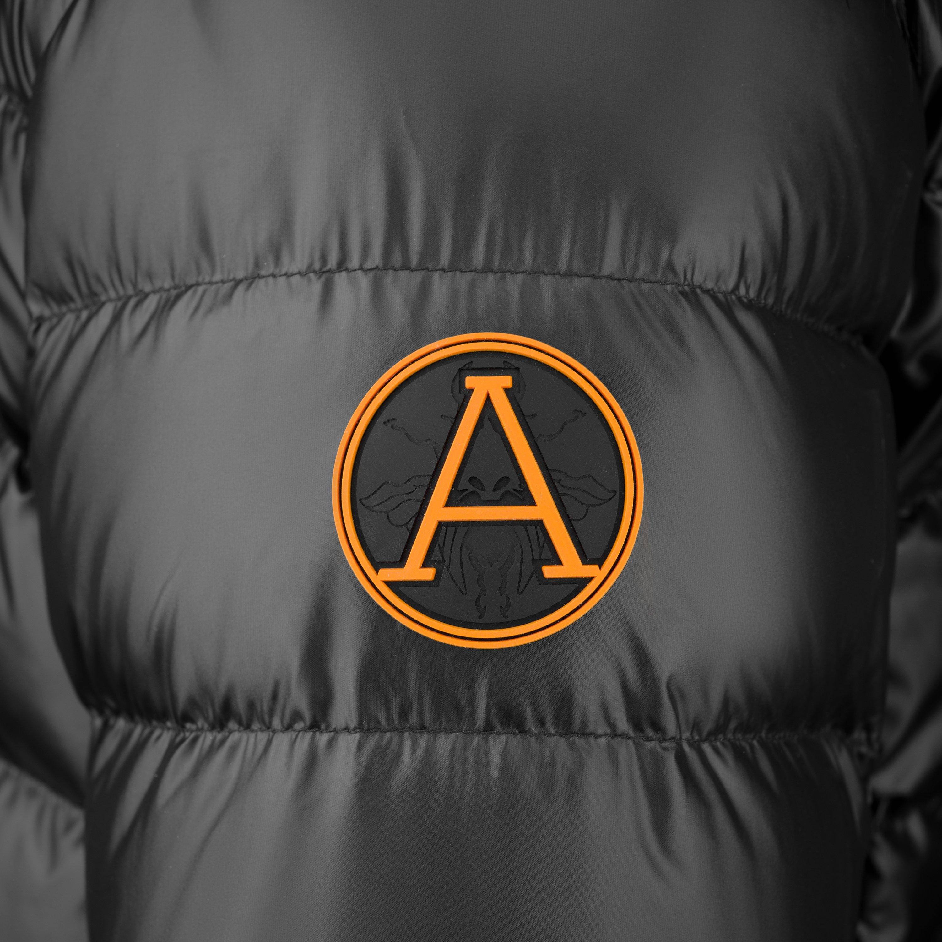 Negro - Arctic Army - Kids'  Faux Fur Hood Long Sleeve Long Puffer Jacket - 4