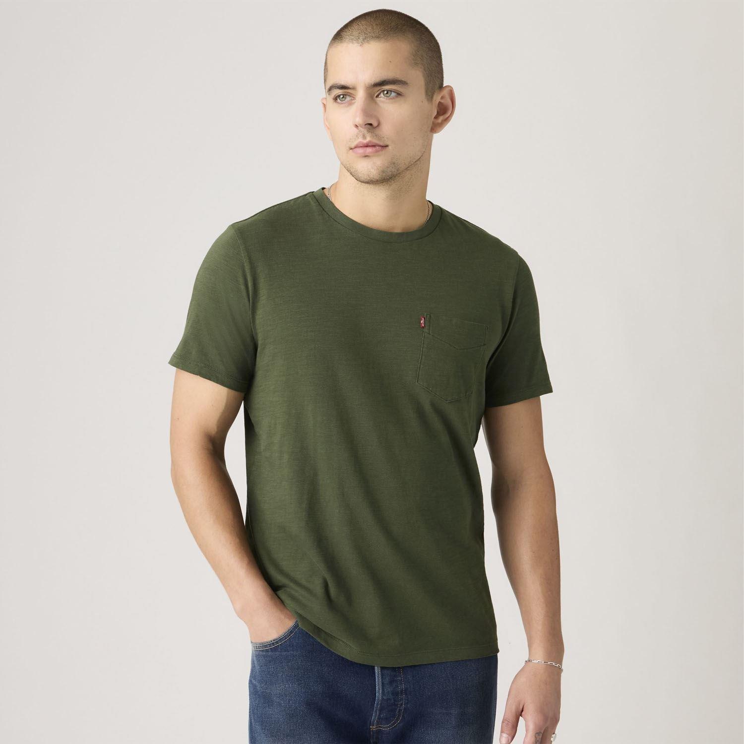 Green - Levis - Classic Pocket T-Shirt - 3